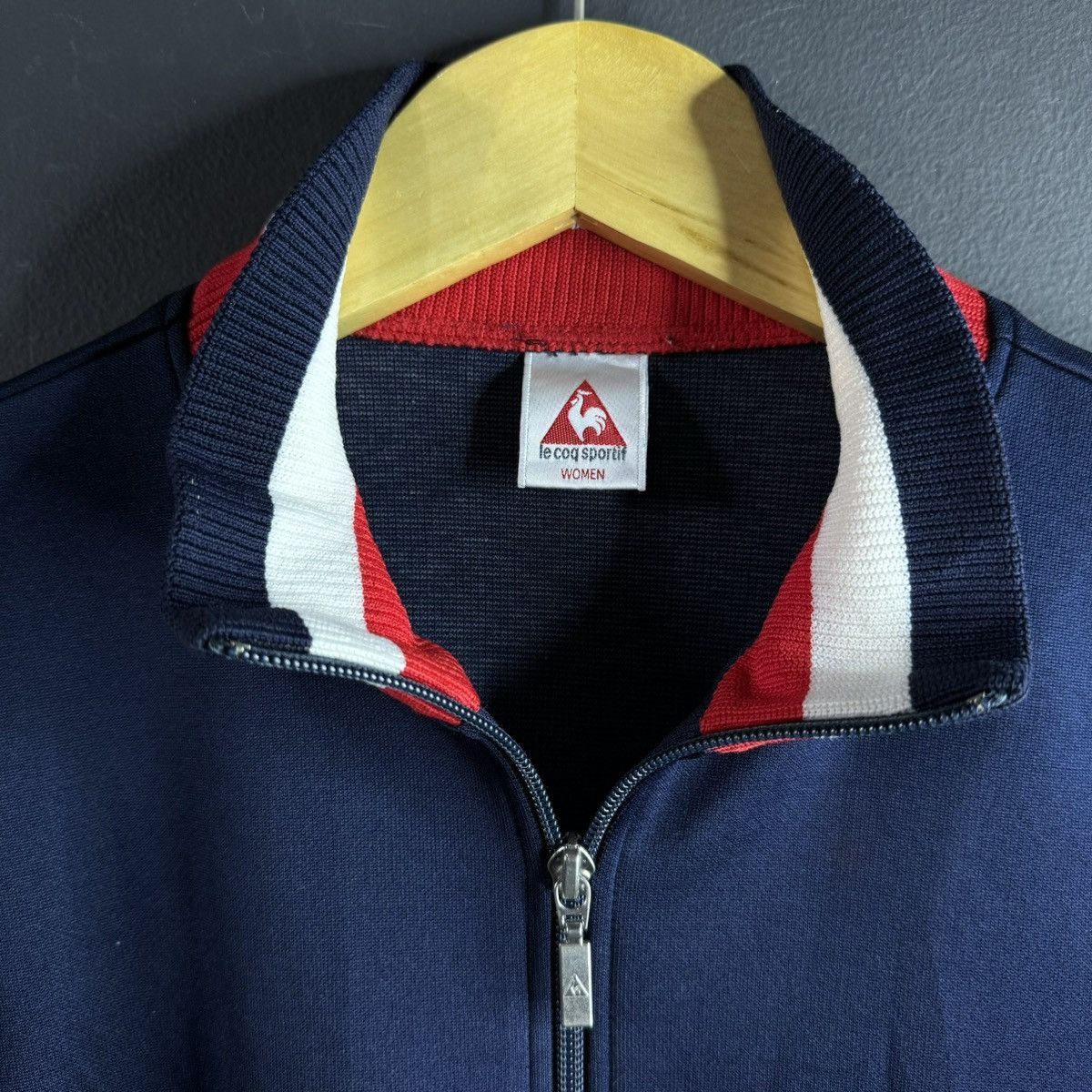 Le Coq Sportif Vintage LE COQ SPORTIF Rooster Logo Zip Up Sweater Size M / US 6-8 / IT 42-44 - 2 Thumbnail
