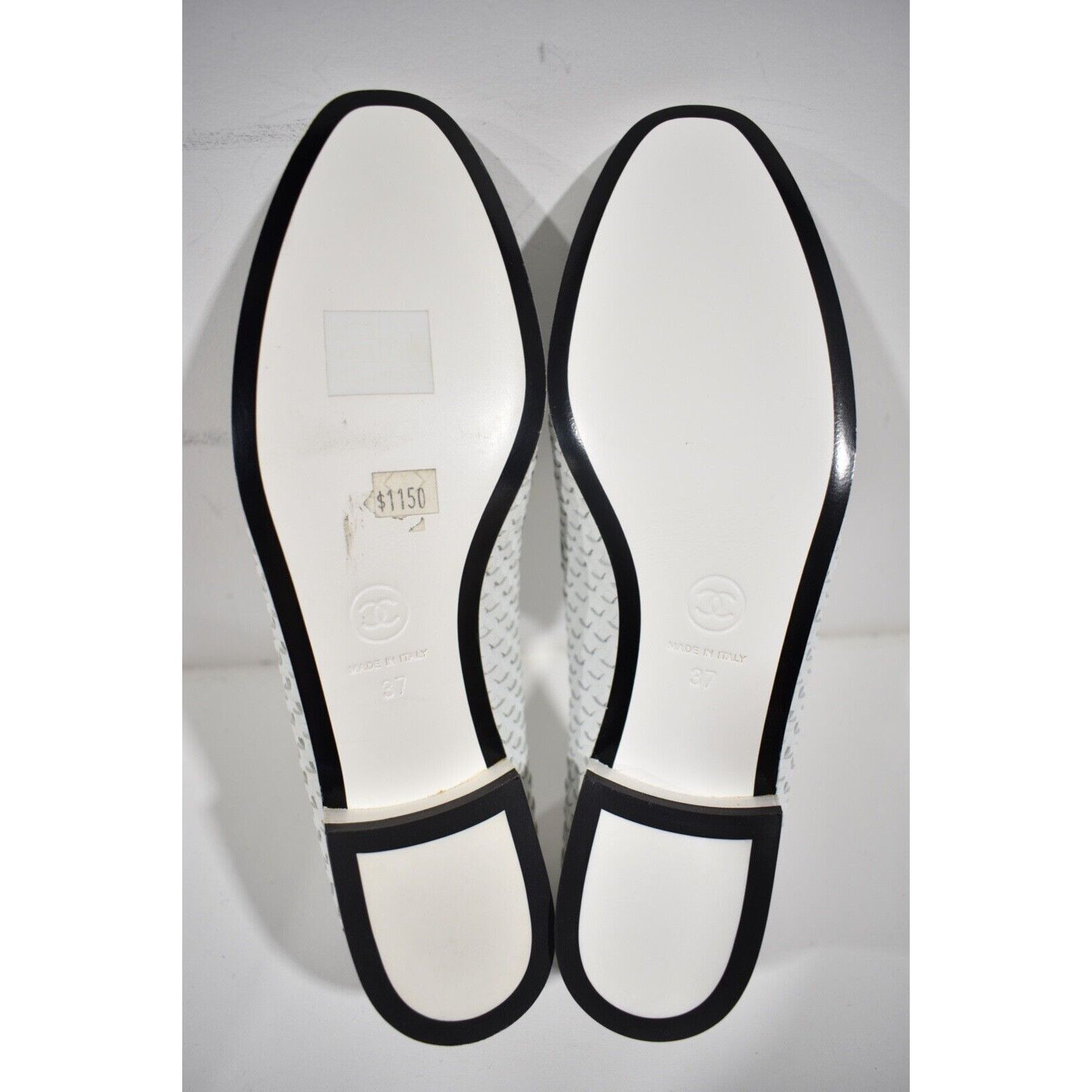 Chanel 17C Braided CC Logo Mule Loafer Moccasin Slip Oxford Flat 37 Size US 7 / IT 37 - 12 Thumbnail