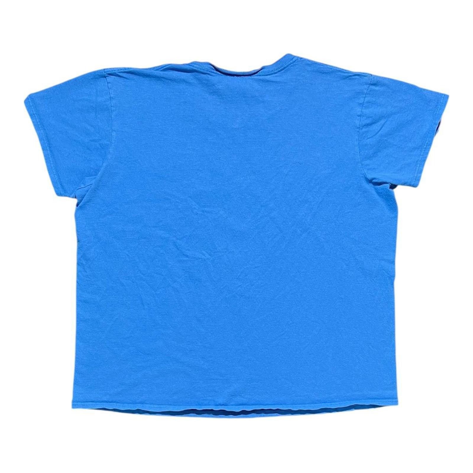 Other Vintage 90s Hummingbird & Flowers Blue Crop Tee Size XL / US 12-14 / IT 48-50 - 2 Thumbnail