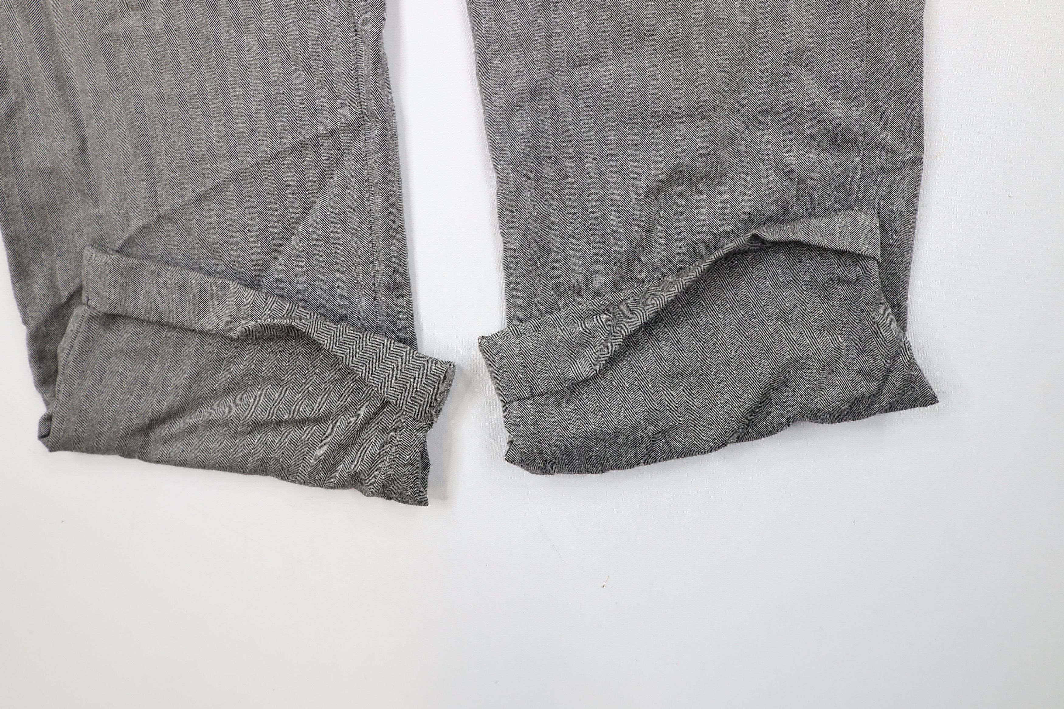 Vintage Vintage 70s Streetwear Herringbone Wide Leg Chino Pants USA Size US 34 / EU 50 - 5 Thumbnail