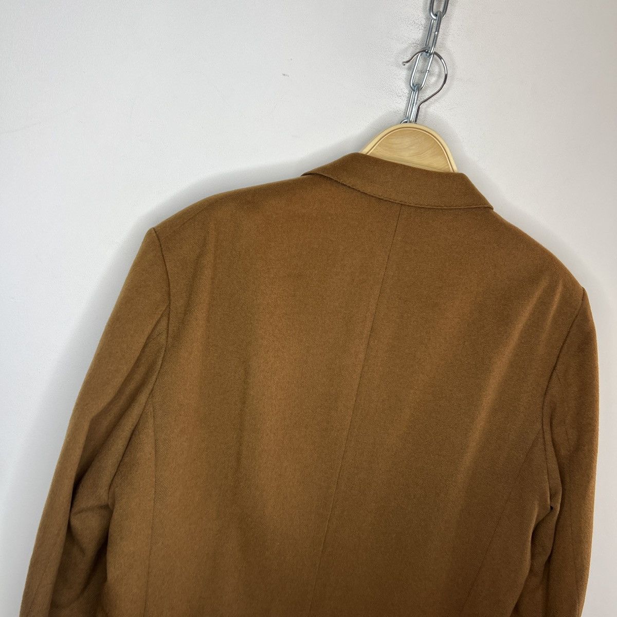 Burberry × Vintage Burberry 90s 100% cashmere blazer jacket coat rare Size 42R - 11 Thumbnail