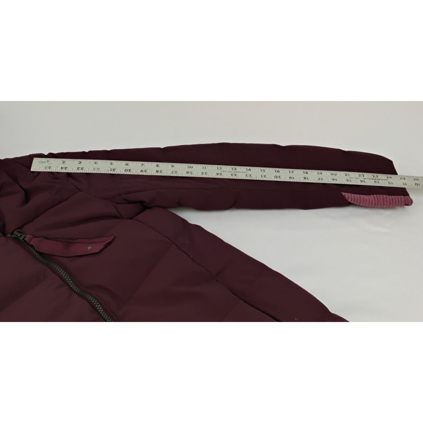 Lululemon Lululemon Down Jacket Women's 6 Maroon Red Hooded Full Zip Size M / US 6-8 / IT 42-44 - 10 Thumbnail