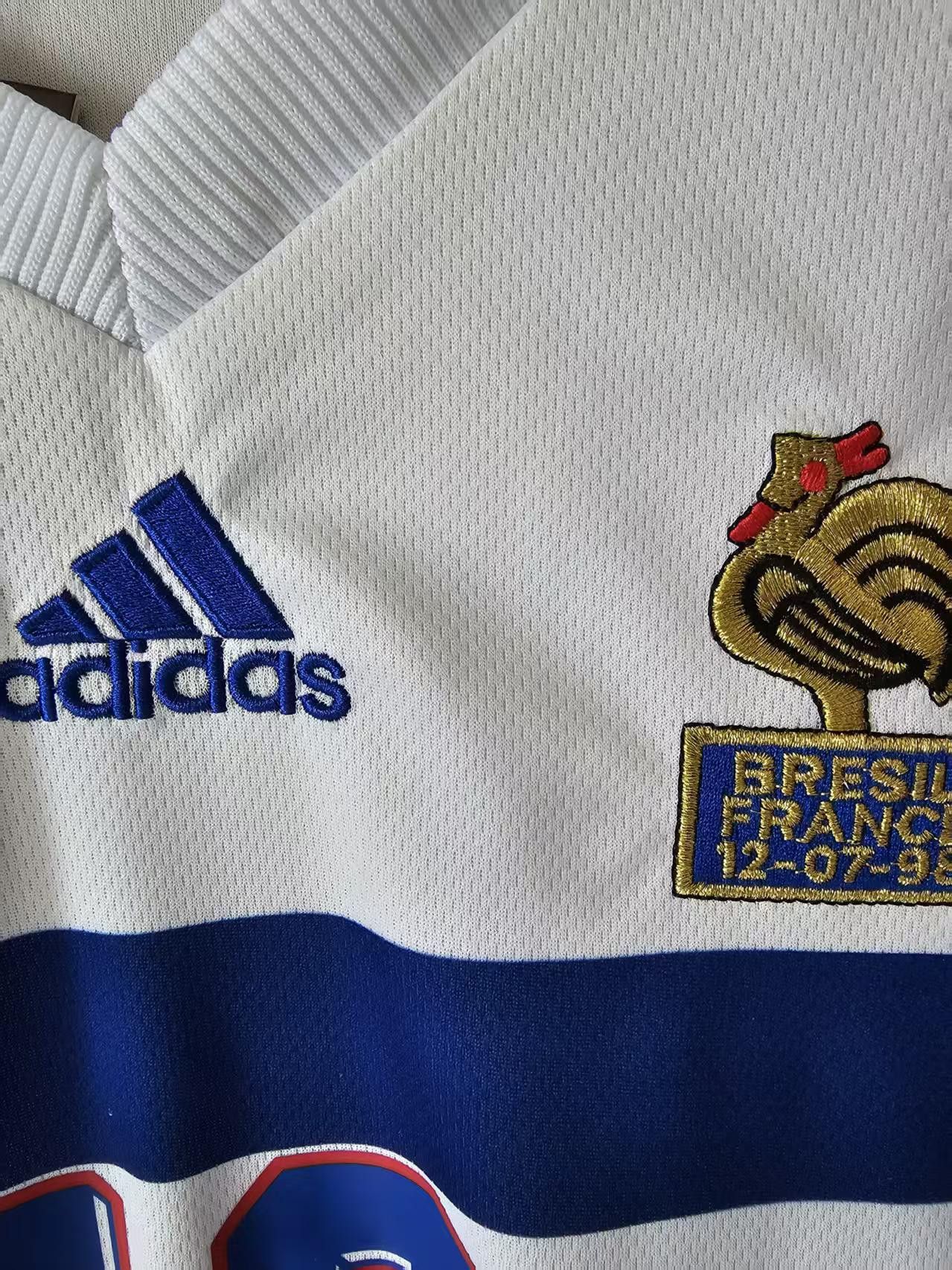 Other 1998 France #10 Zidane Jersey White Size US S / EU 44-46 / 1 - 4 Thumbnail
