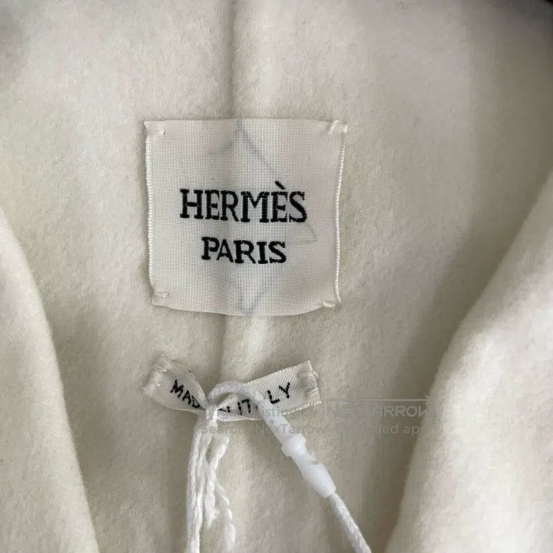 Hermes Hermes Long Double-breasted Coat Size XXS / US 00 / IT 34 - 5 Thumbnail