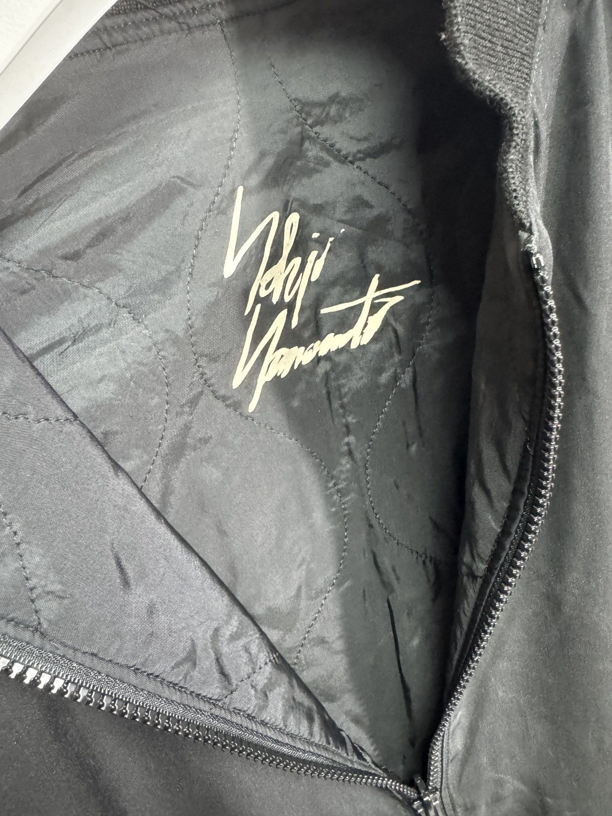 Yohji Yamamoto Yohji Yamamoto AW15 Silk Bomber Jacket Cropped Boxy Size US M / EU 48-50 / 2 - 8 Thumbnail