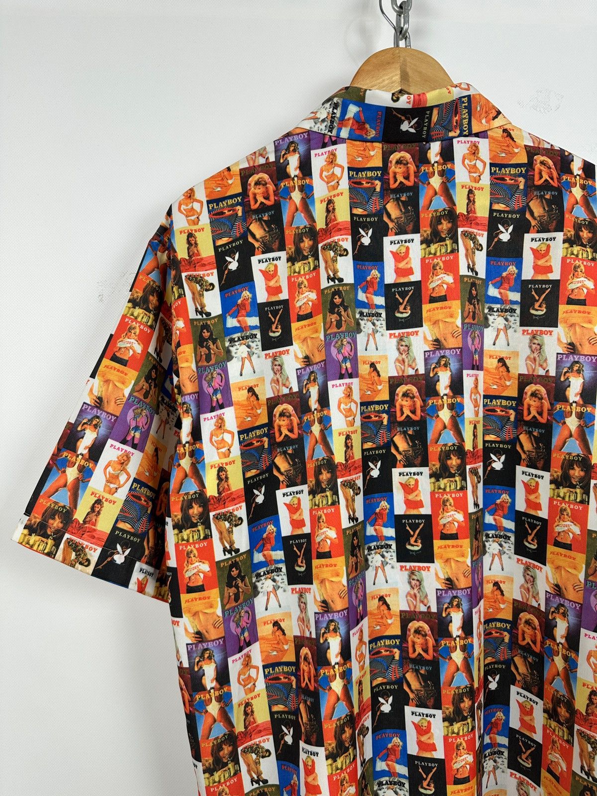 Playboy Vintage Playboy Magazine Cover All Over Print Button Shirt Size US L / EU 52-54 / 3 - 15 Thumbnail