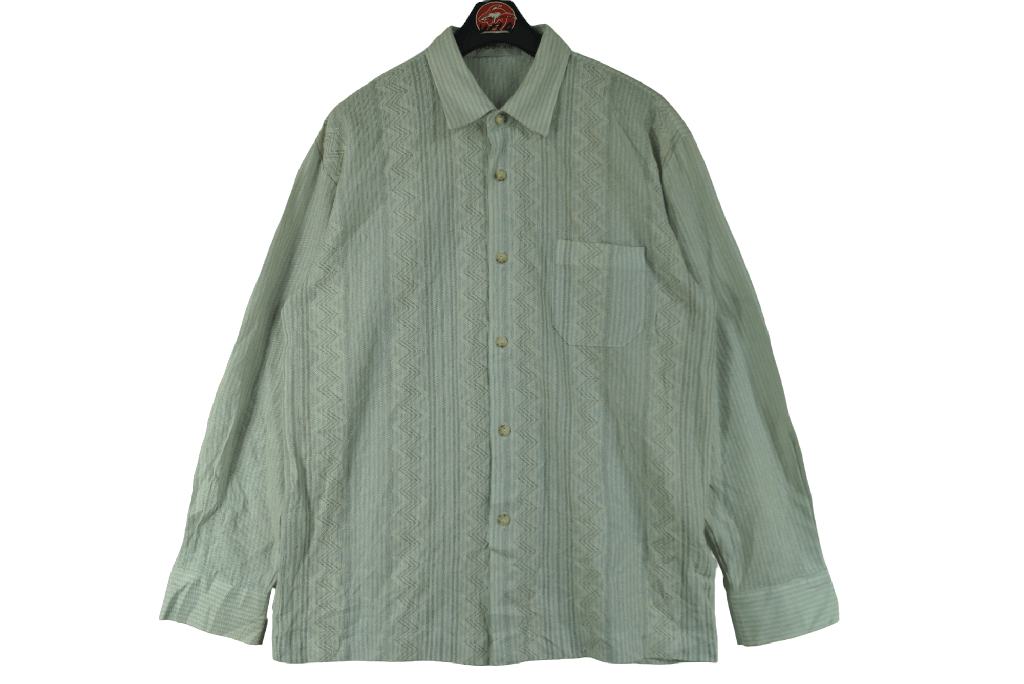 Rare!! Vintage Lindbergh Long Sleeve Buttonup Nice Design