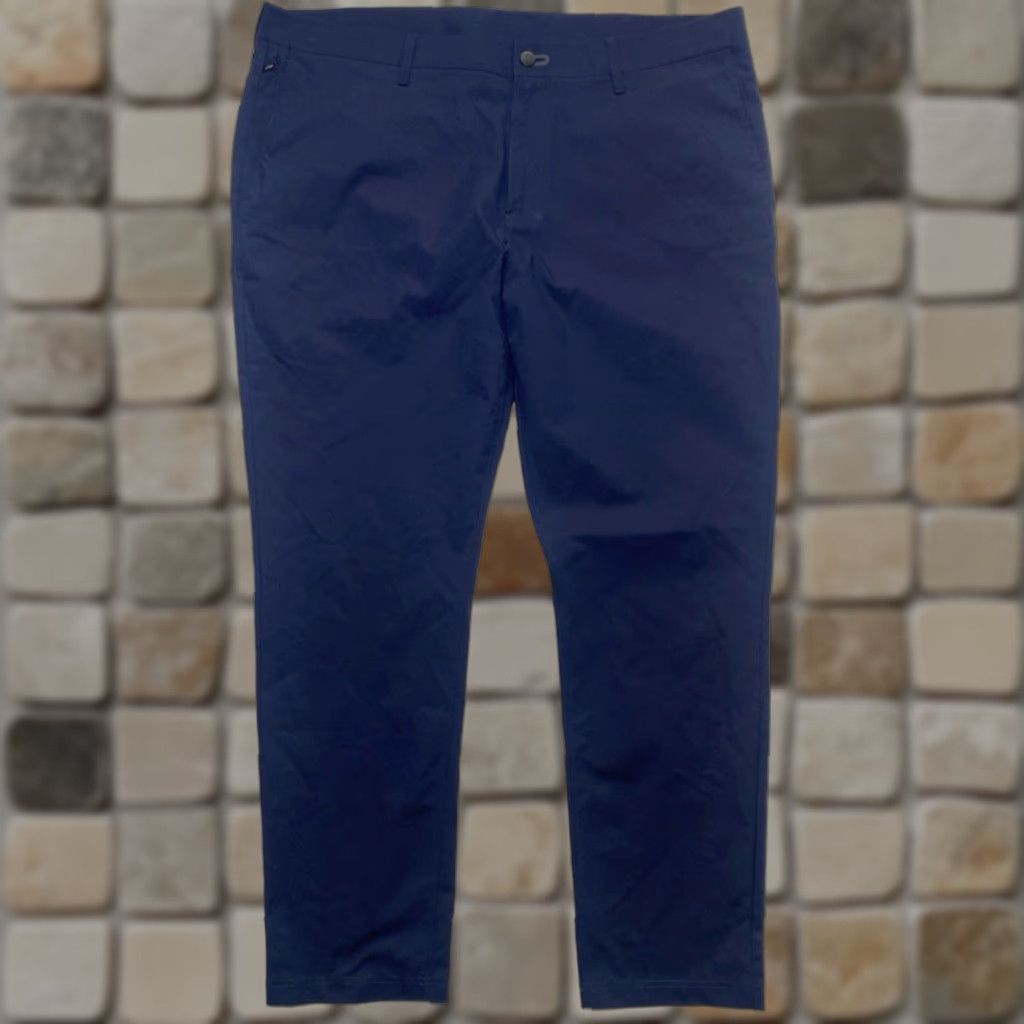 Vintage VINTAGE Public Rec Pants Navy 38x30 Chino City Preppy Mens Regular Straight Front Zip Polyester 30 Inseam Stretch Pockets Size US 38 / EU 54 - 1 Thumbnail
