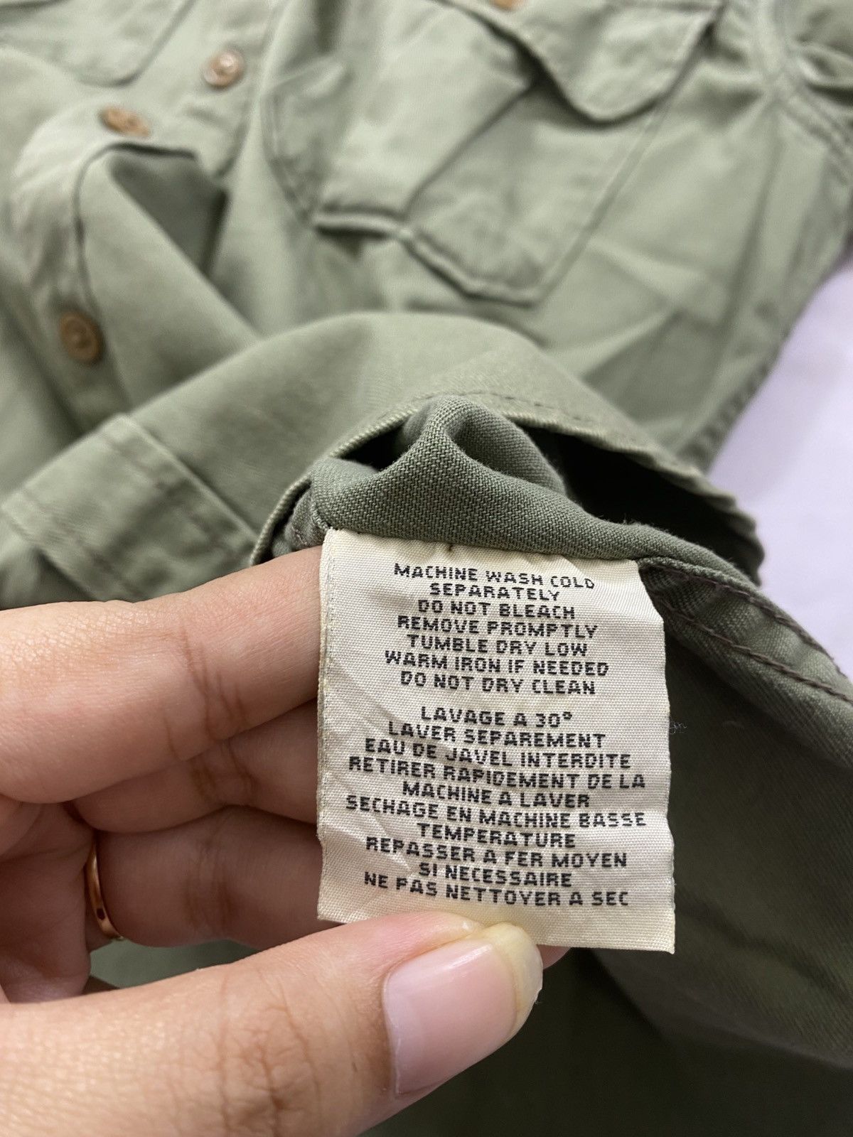 Polo Ralph Lauren 2000's R Lauren Denim+Supply button Sick Size US M / EU 48-50 / 2 - 7 Thumbnail