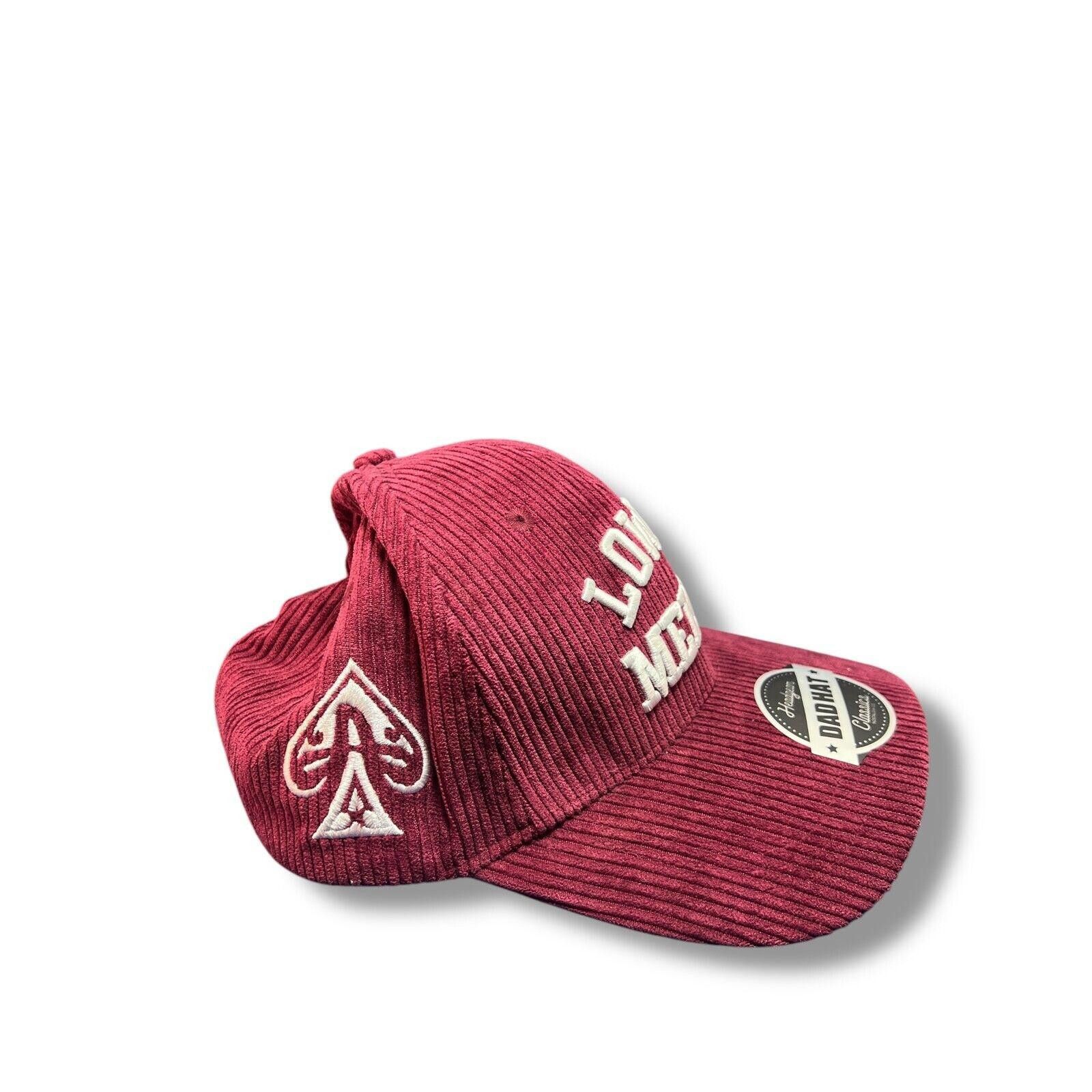 NBA Kobe Bryant Lower Merion #33 Snapback Hat Maroon Corduroy Size ONE SIZE - 5 Thumbnail