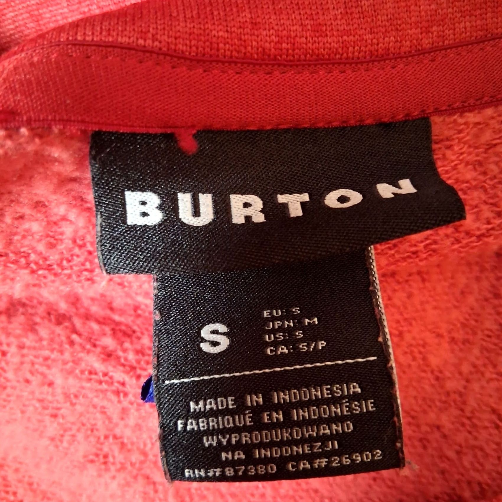 Burton VINTAGE Burton Snowboards Sweatshirt Small Salmon Pullover Snowboarding Snowboarder Logo Size US S / EU 44-46 / 1 - 6 Thumbnail