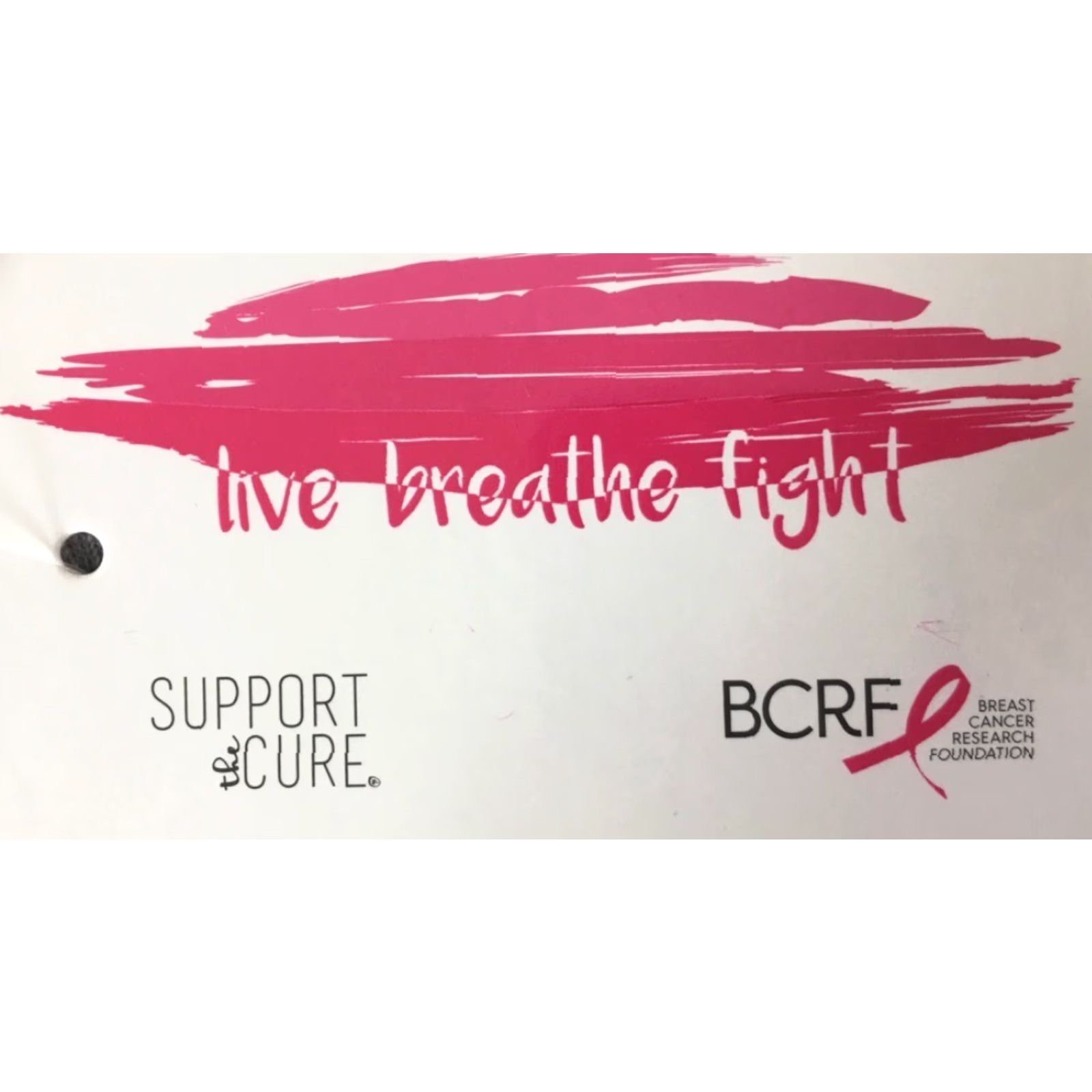 Olive Live Breathe Fight Womens T-Shirt Gray Pink Ribbon No One Fights Alone XL New Size XL / US 12-14 / IT 48-50 - 4 Thumbnail