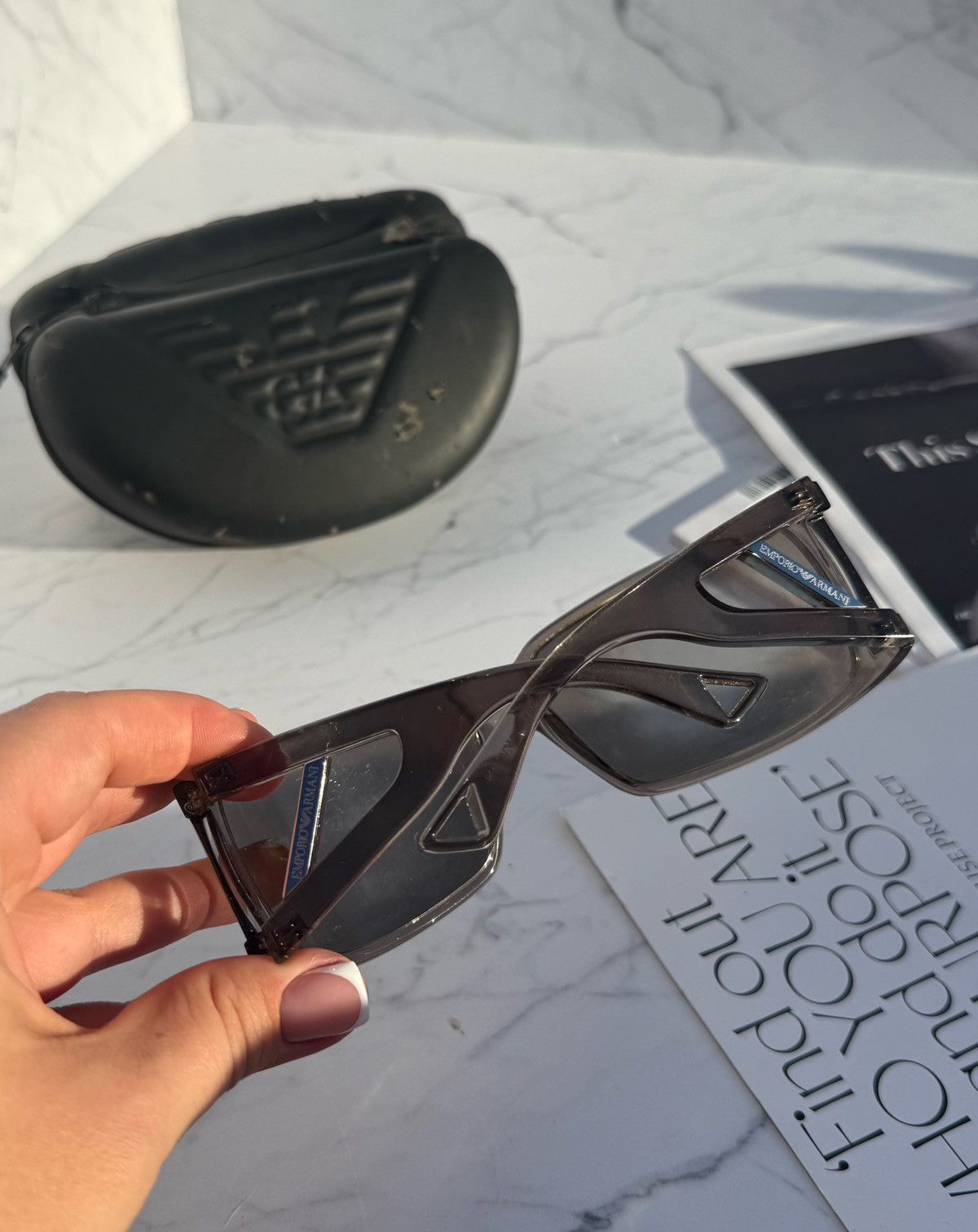 Armani Emporio Armani sunglasses EA9384/S Size ONE SIZE - 8 Thumbnail