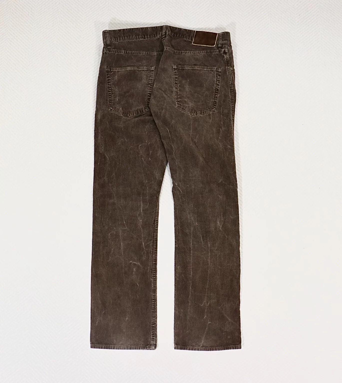 Visvim visvim fluxus slub corduroy pants dk.mud Size US 27 - 1 Thumbnail