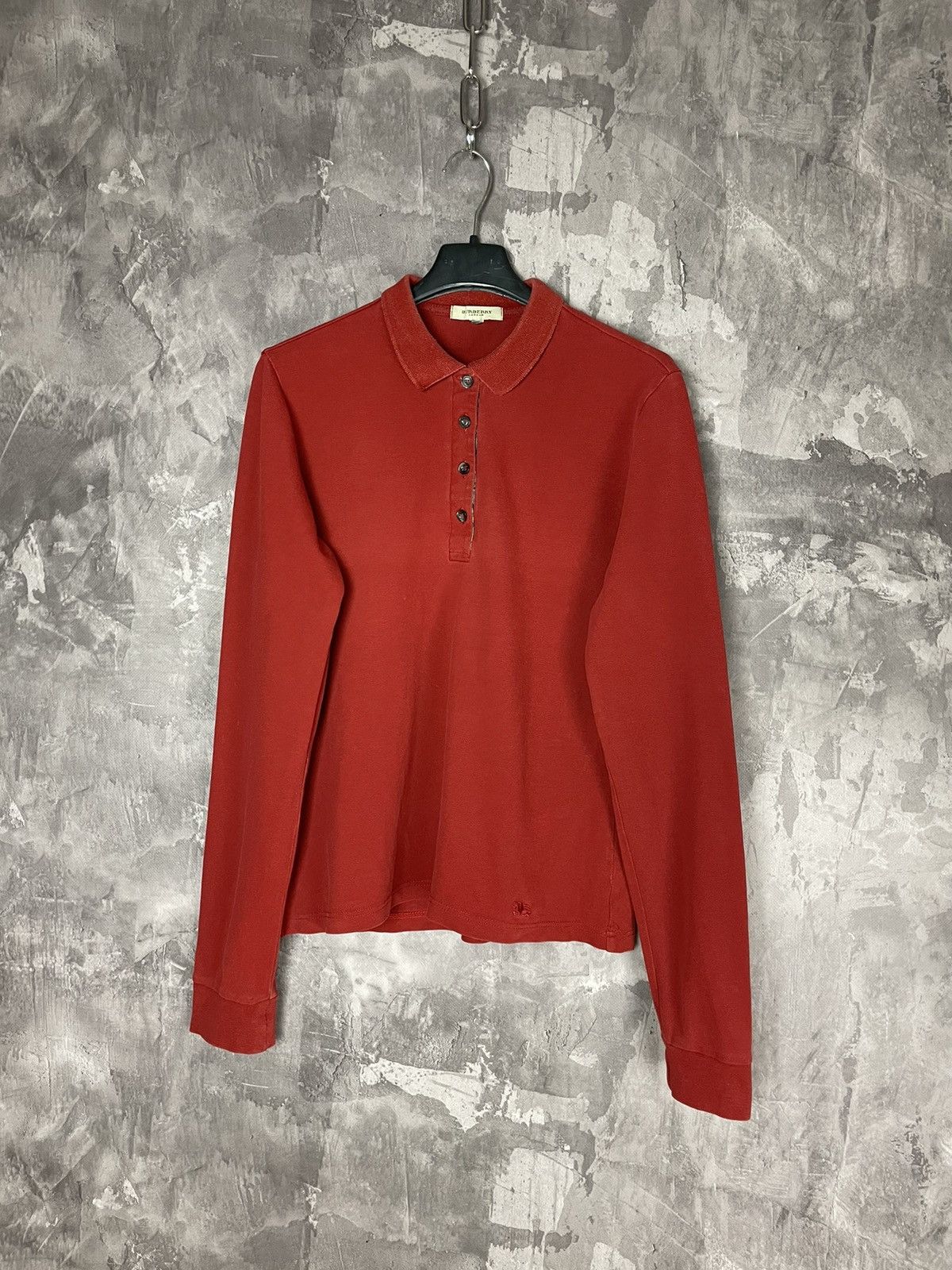 Burberry × Vintage Burberry Nova check Long Sleeve Tshirt Size US M / EU 48-50 / 2 - 1 Thumbnail