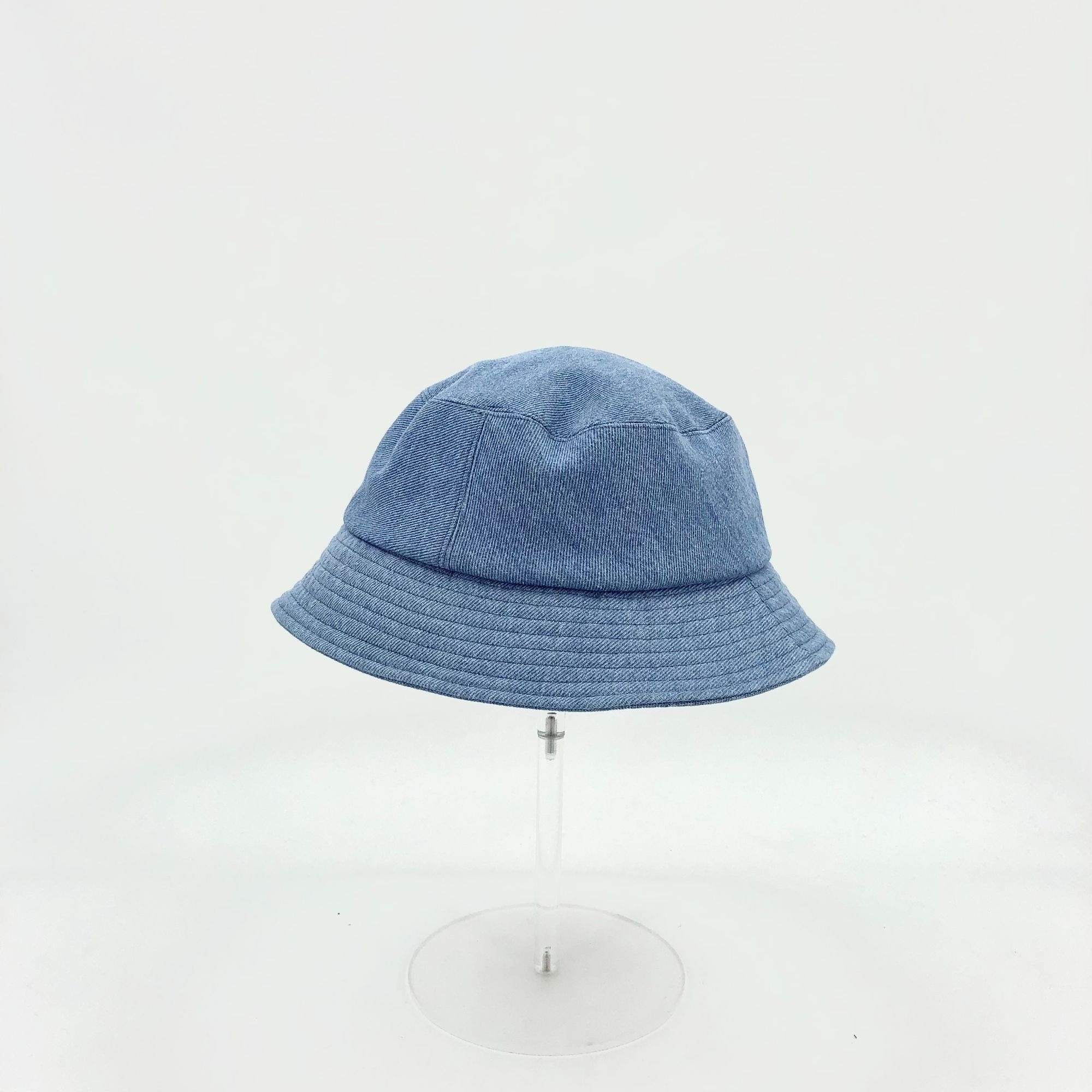 Chanel Chanel Blue Cotton Fishermans Bucket Hat W/ Sequin Logo Made Size ONE SIZE - 7 Thumbnail