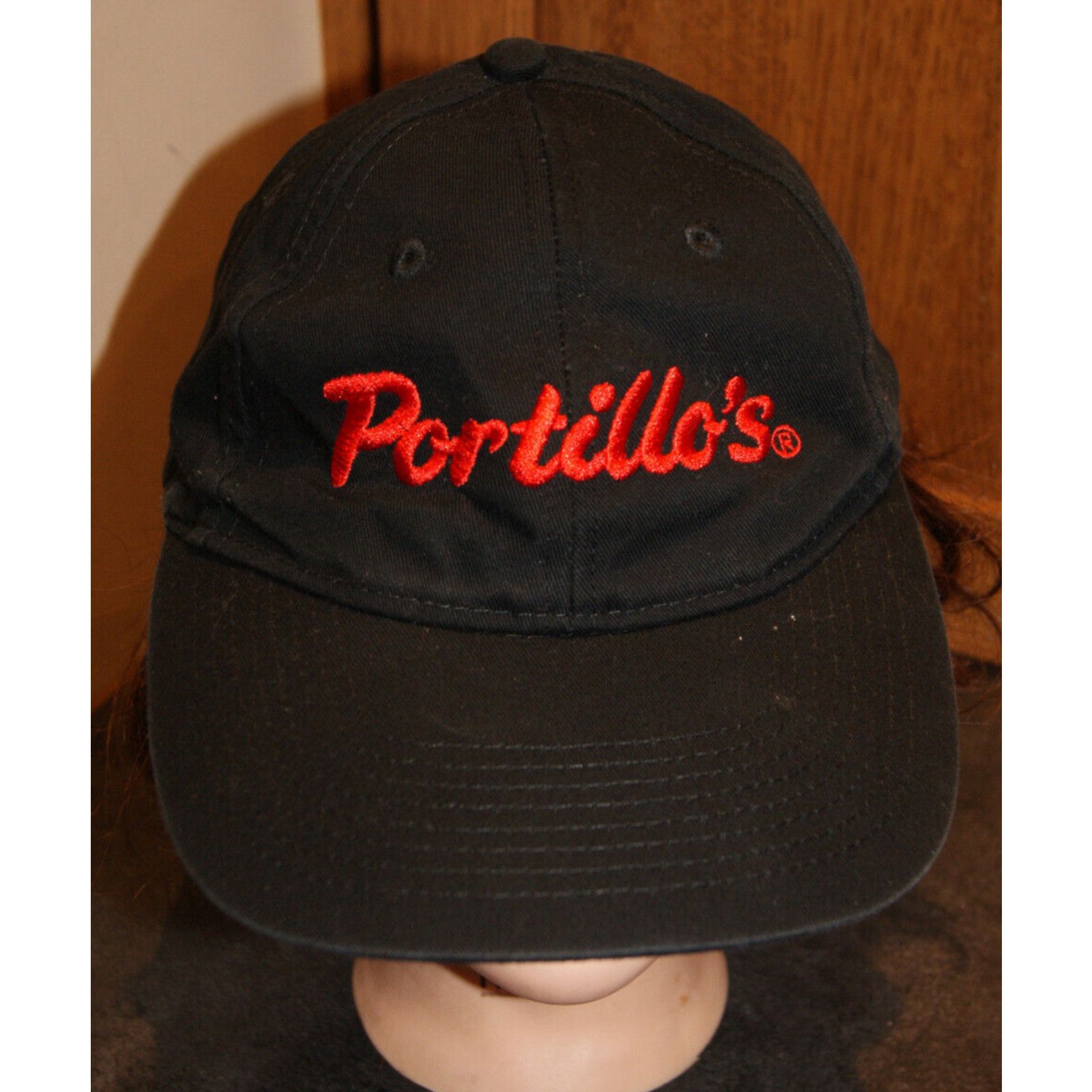 Other Portillos Hat Cap Black One Size Uniform Work Chicago 1963 Size ONE SIZE - 1 Thumbnail