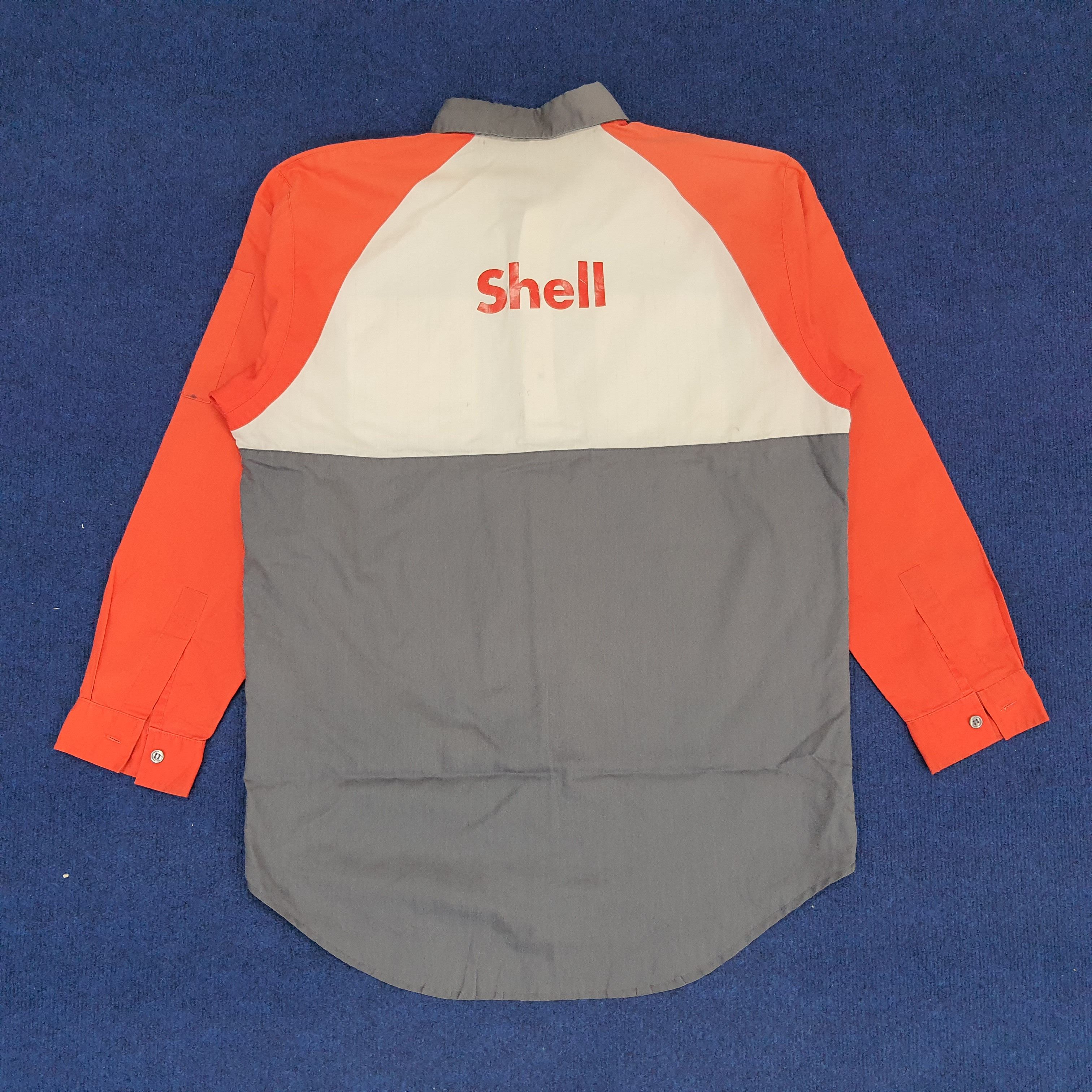 Vintage Vintage Shell Oil Company Staff Uniform Shirt Size US L / EU 52-54 / 3 - 4 Thumbnail