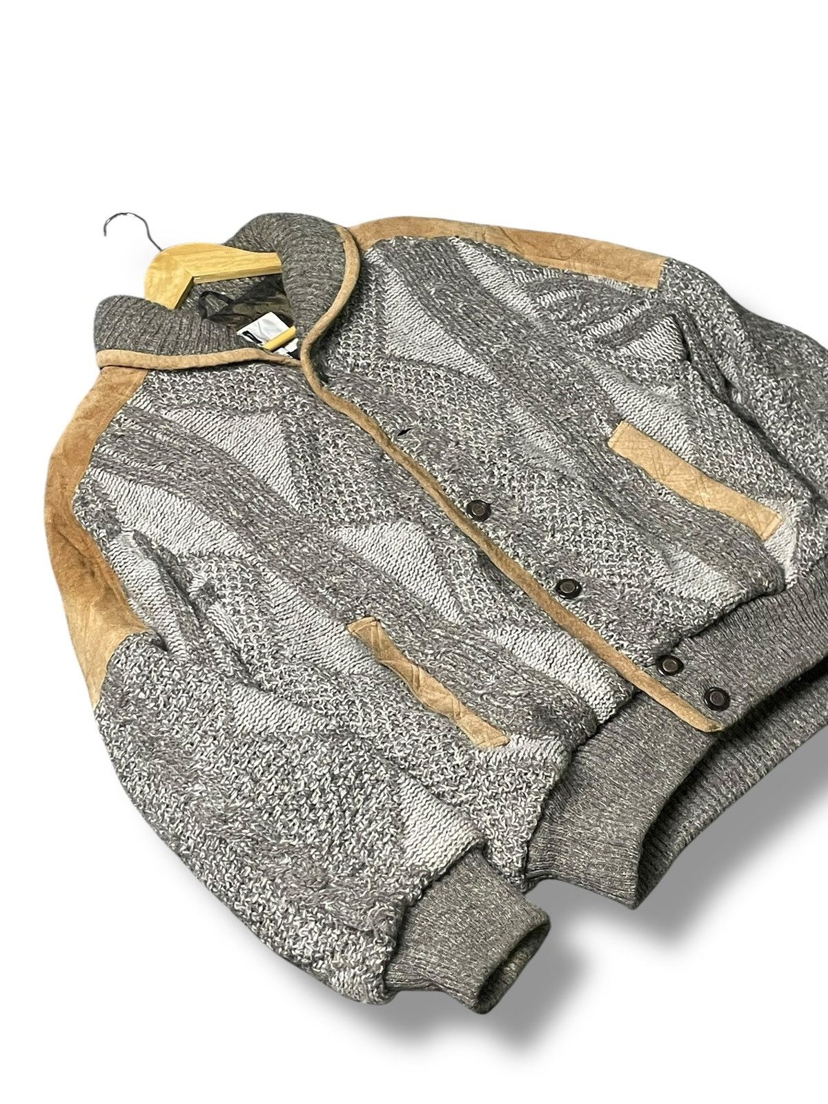Japanese Brand × Vintage Nicoles St Gilles Paris Wool Button Jacket (56) Size US M / EU 48-50 / 2 - 6 Thumbnail