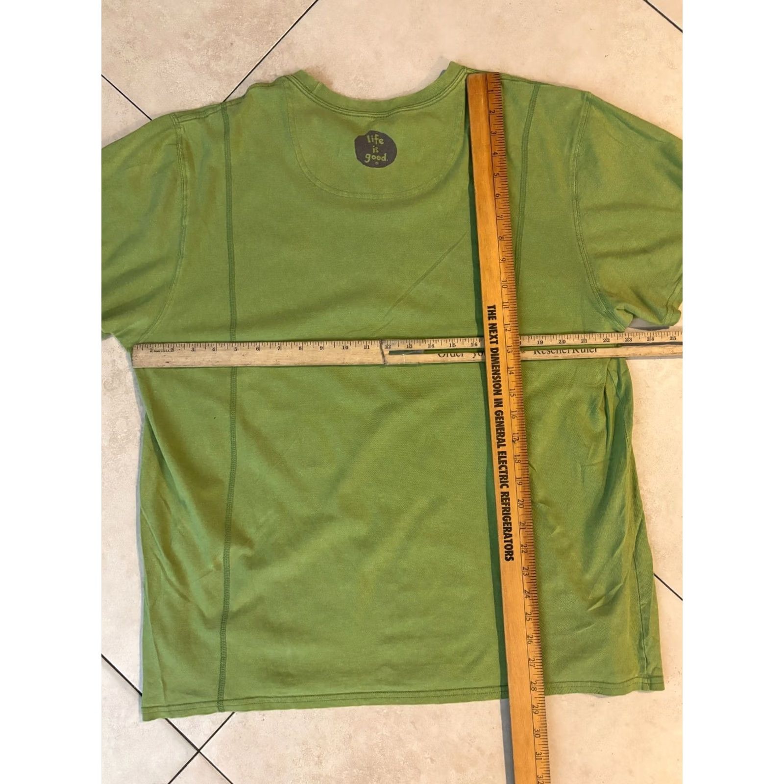 Life is Good Life is Good Football Go Long T-Shirt Men's XL Teal Green Graphic Print Outdoor Size US L / EU 52-54 / 3 - 5 Thumbnail