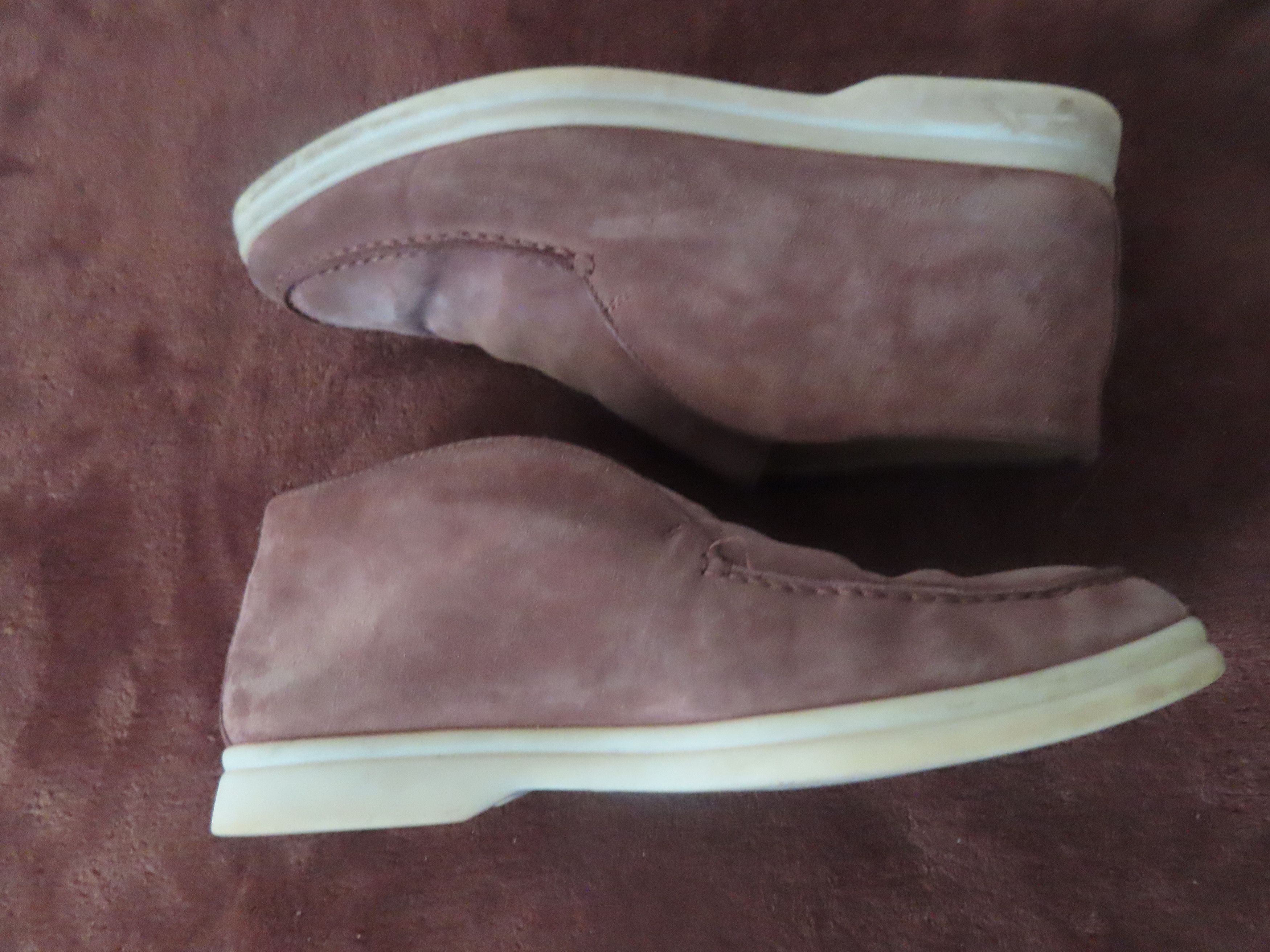 Designer × Loro Piana LORO PIANA Men's Open Walk Suede Chukka Boots sz 36 Size US 5 / EU 37 - 8 Thumbnail