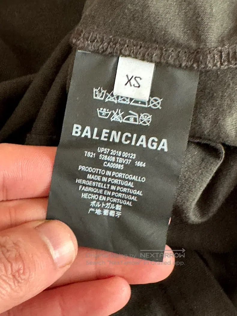 Balenciaga Balenciaga Back Logo Short Sleeve Size US XS / EU 42 / 0 - 4 Thumbnail