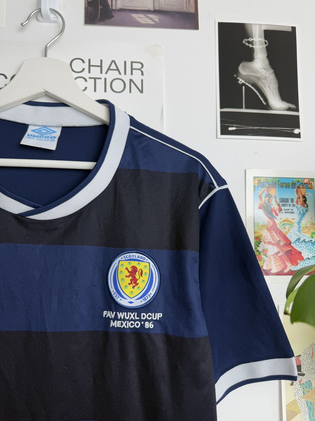 Umbro Vintage Scotland Mexico 86 umbro soccer football jersey L Size US L / EU 52-54 / 3 - 5 Thumbnail