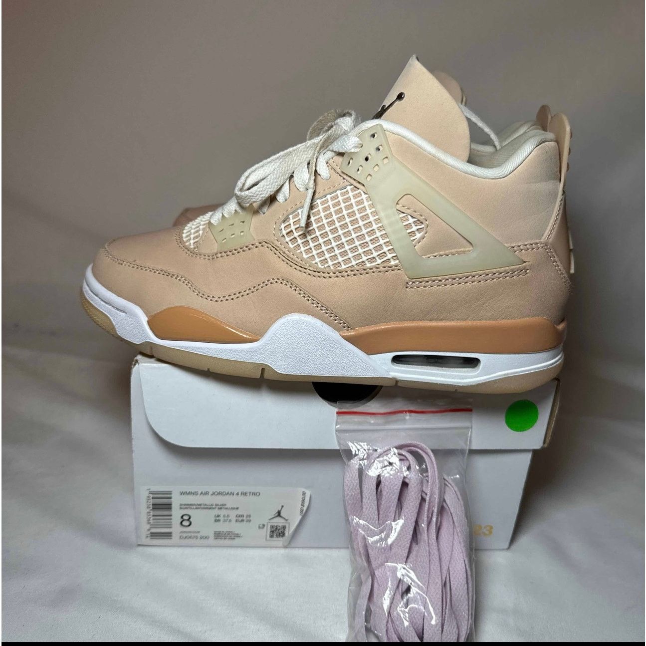 Jordan Brand × Nike Size 8 - Air Jordan 4 Retro Shimmer Women's Shoes Ships Now Size US 8 / IT 38 - 8 Thumbnail