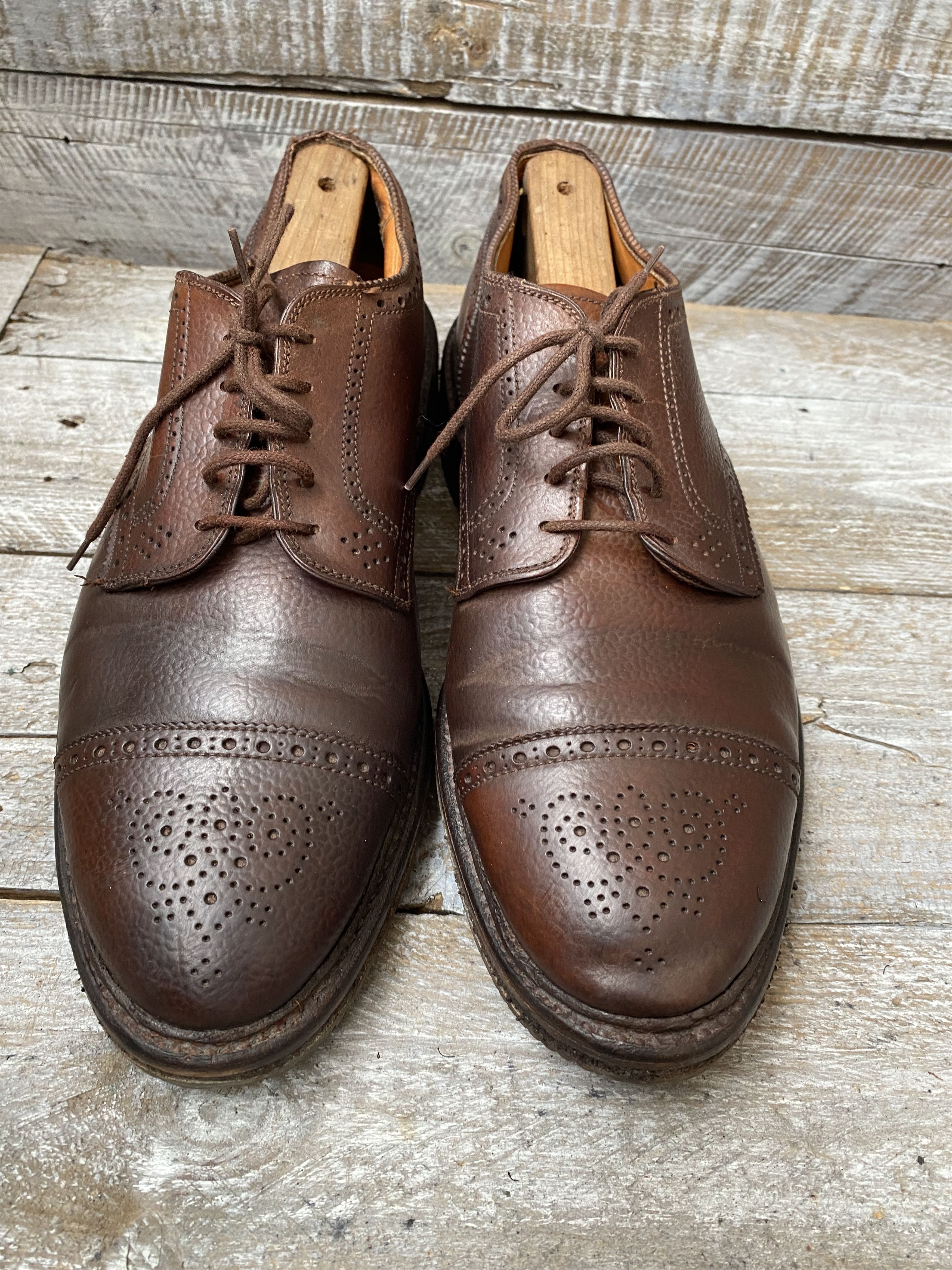 Alden Alden cap-toe oxford shell cordovan shoes Size US 8.5 / EU 41-42 - 2 Thumbnail
