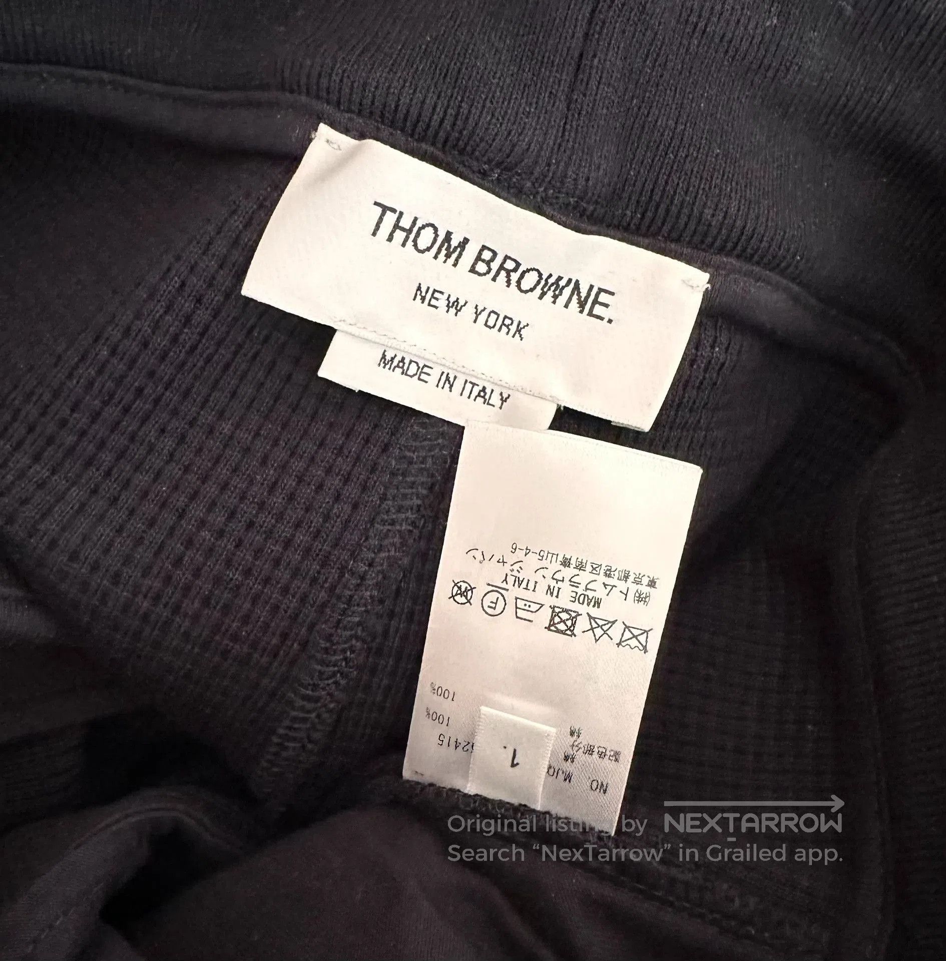 Thom Browne THOM BROWNE WAFFLE 4 BAR SWEAT PANTS. Size US 26 / EU 42 - 3 Thumbnail