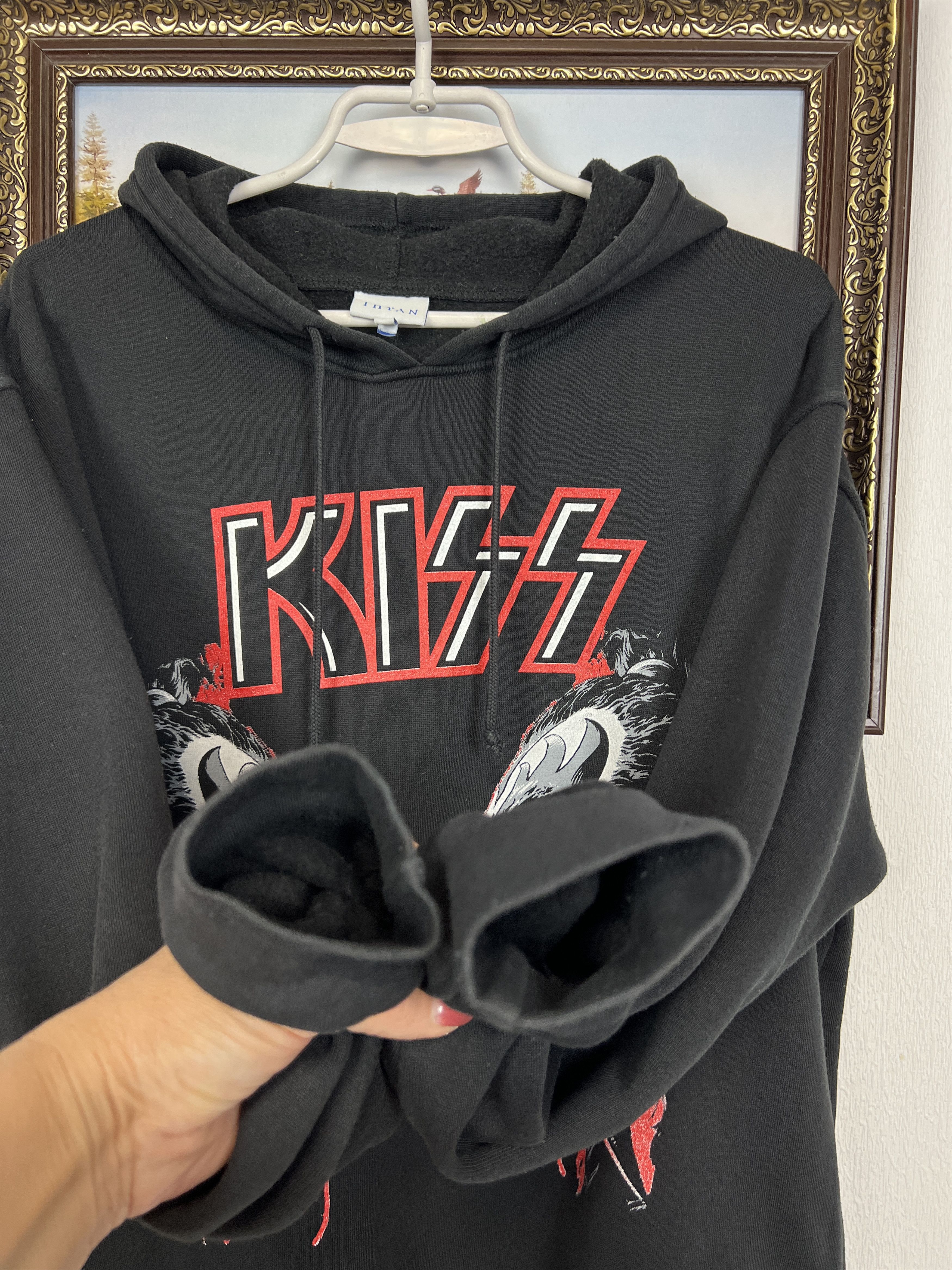 Vintage Vintage Kiss Sonic Boom Hoodie Band Over Print Jacket Size US S / EU 44-46 / 1 - 10 Thumbnail
