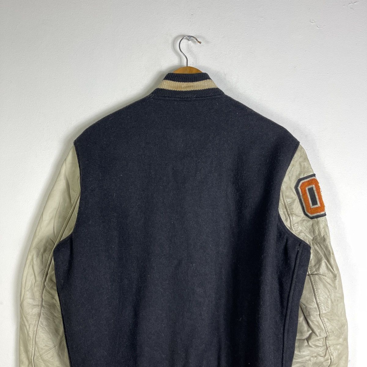 Golden Bear Vintage Golden Bear Leather Sleeve Wool Varsity Jacket Size US M / EU 48-50 / 2 - 6 Thumbnail