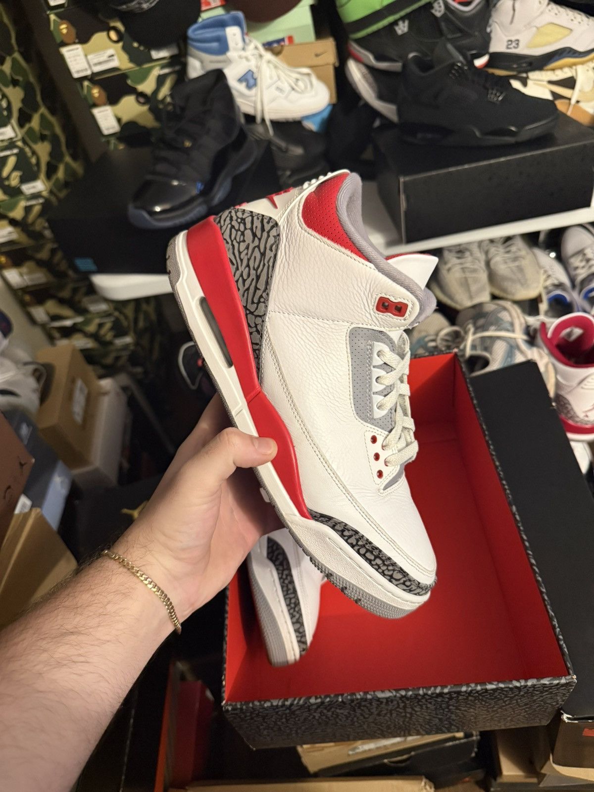 Jordan Brand Jordan retro 3 fire red sz 12 Size US 12 / EU 45 - 1 Thumbnail