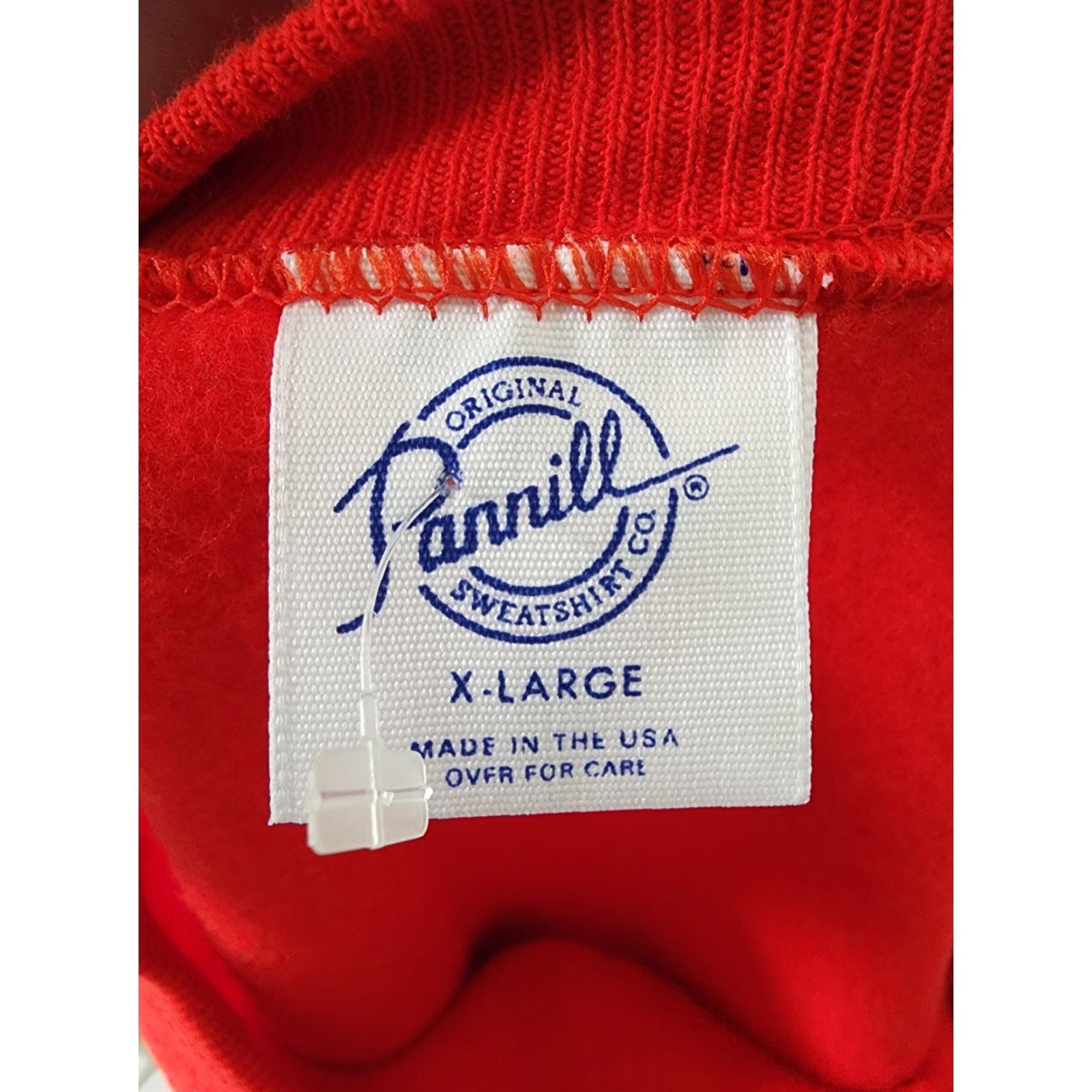 Vintage VINTAGE Pannill Sweatshirt Co. Sweatshirt Crewneck Unisex Adults XL Red 90s Pullover All Seasons Mens Womens Boys Girls Size XL / US 12-14 / IT 48-50 - 3 Thumbnail