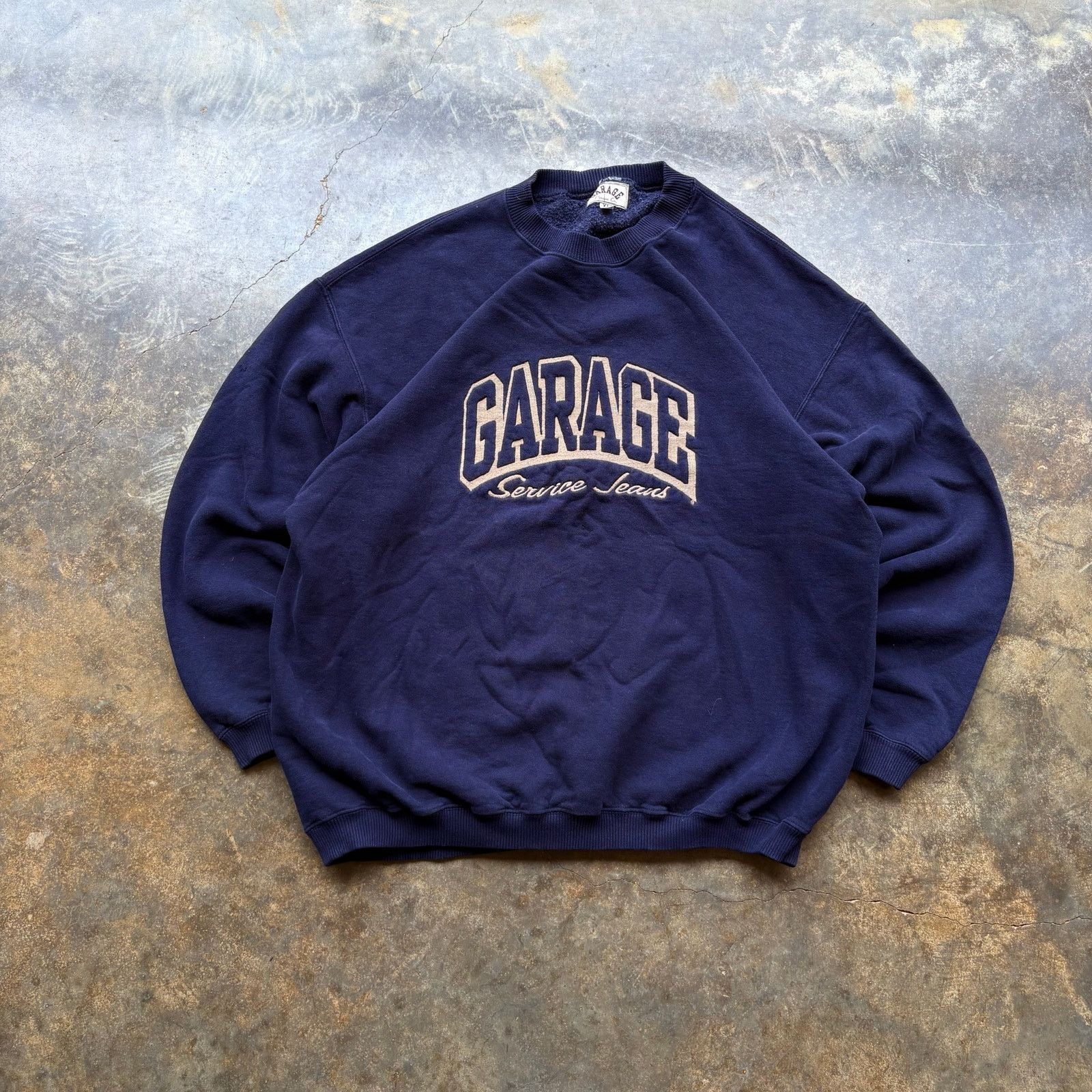 Vintage Cool Vintage 90s Garage Denim Jean Company Sweatshirt Size US XL / EU 56 / 4 - 1 Thumbnail
