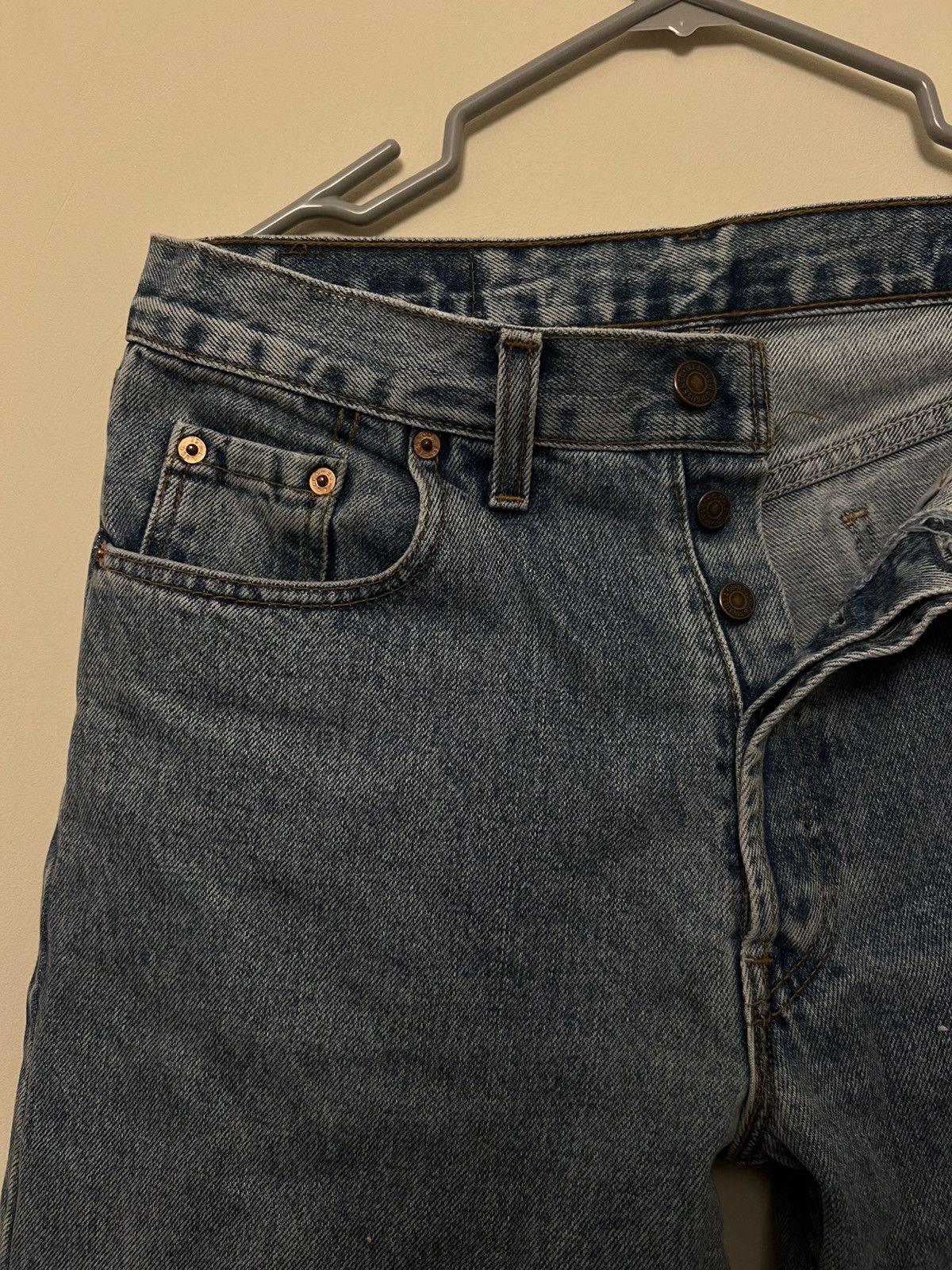 Levi's Vintage Clothing × Vintage Vintage Levis Orange Tab Blue Denim Jeans Size US 32 / EU 48 - 4 Thumbnail