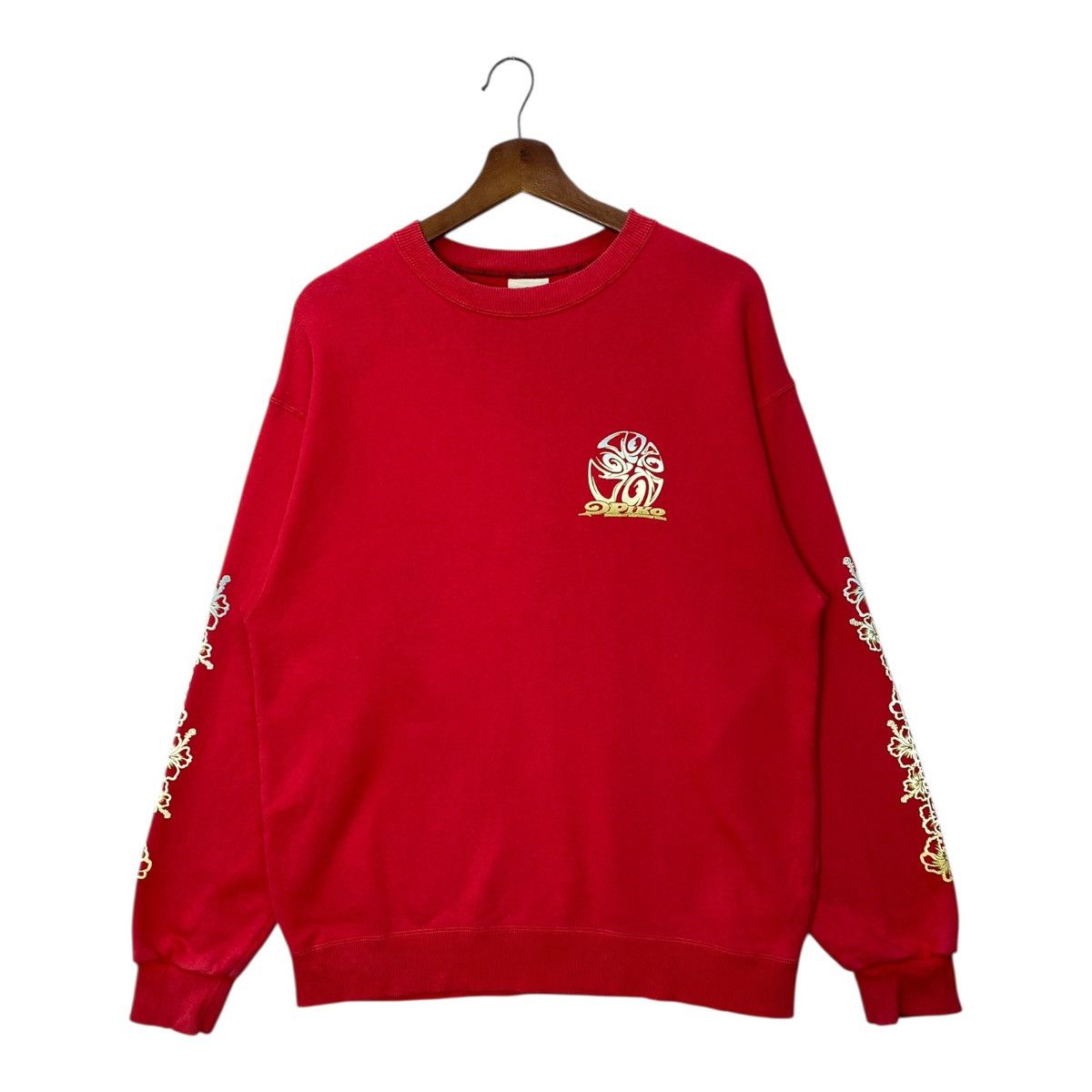 Piko Hawaiian Longboard Wear Sweatshirt Crewneck Size L