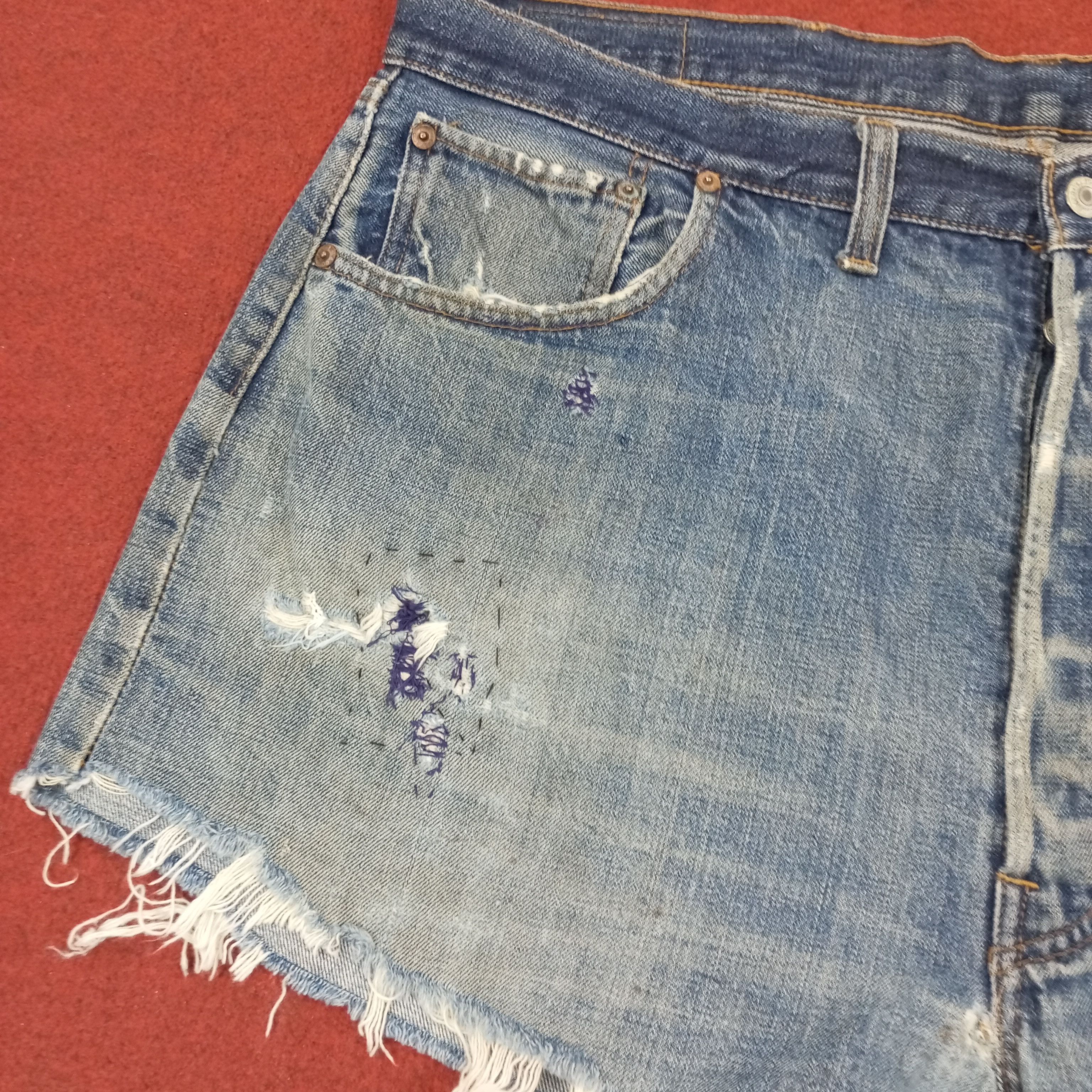 Levi's Levis Big E Streetwear Style Short Jeans c235n31 Size US 40 / EU 56 - 2 Thumbnail