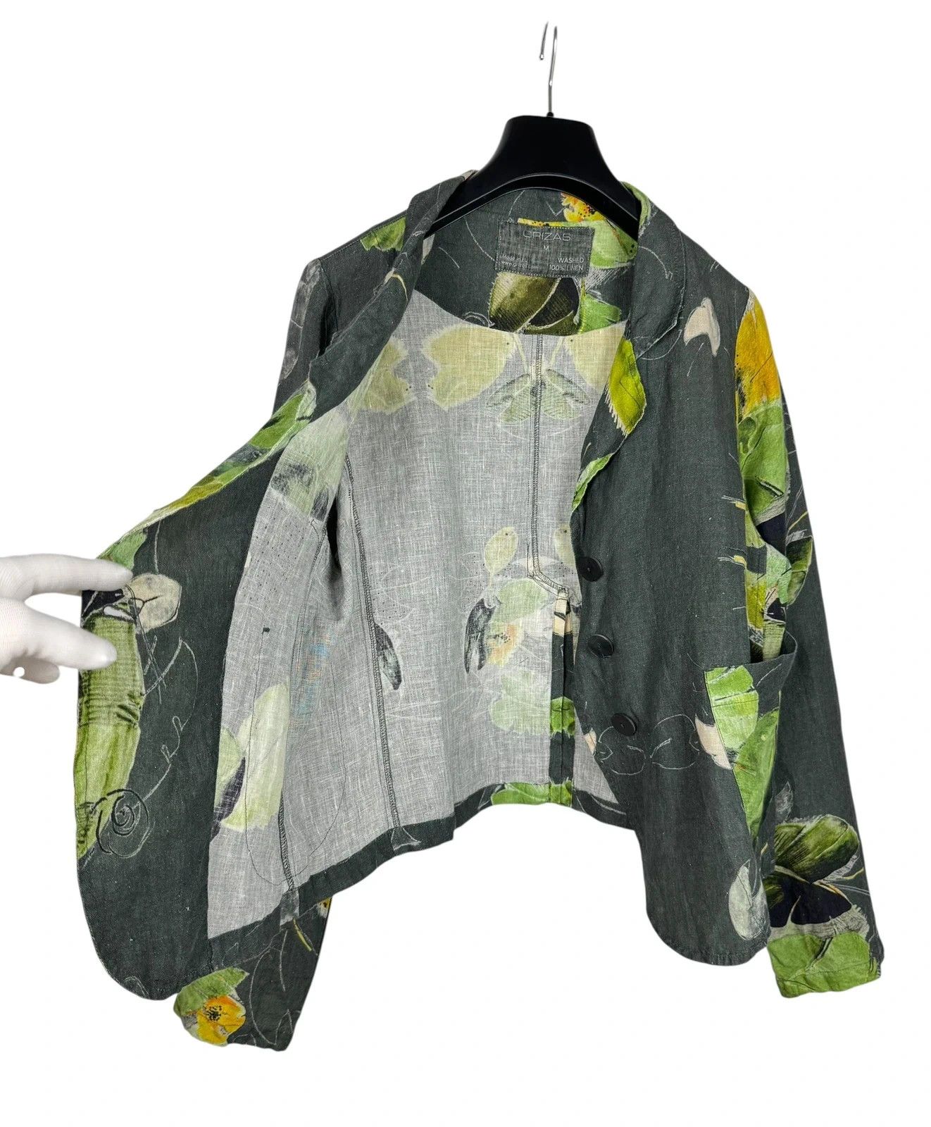 Other Grizas Linen Blazer Jacket Floral Printed size M Size M / US 6-8 / IT 42-44 - 9 Thumbnail