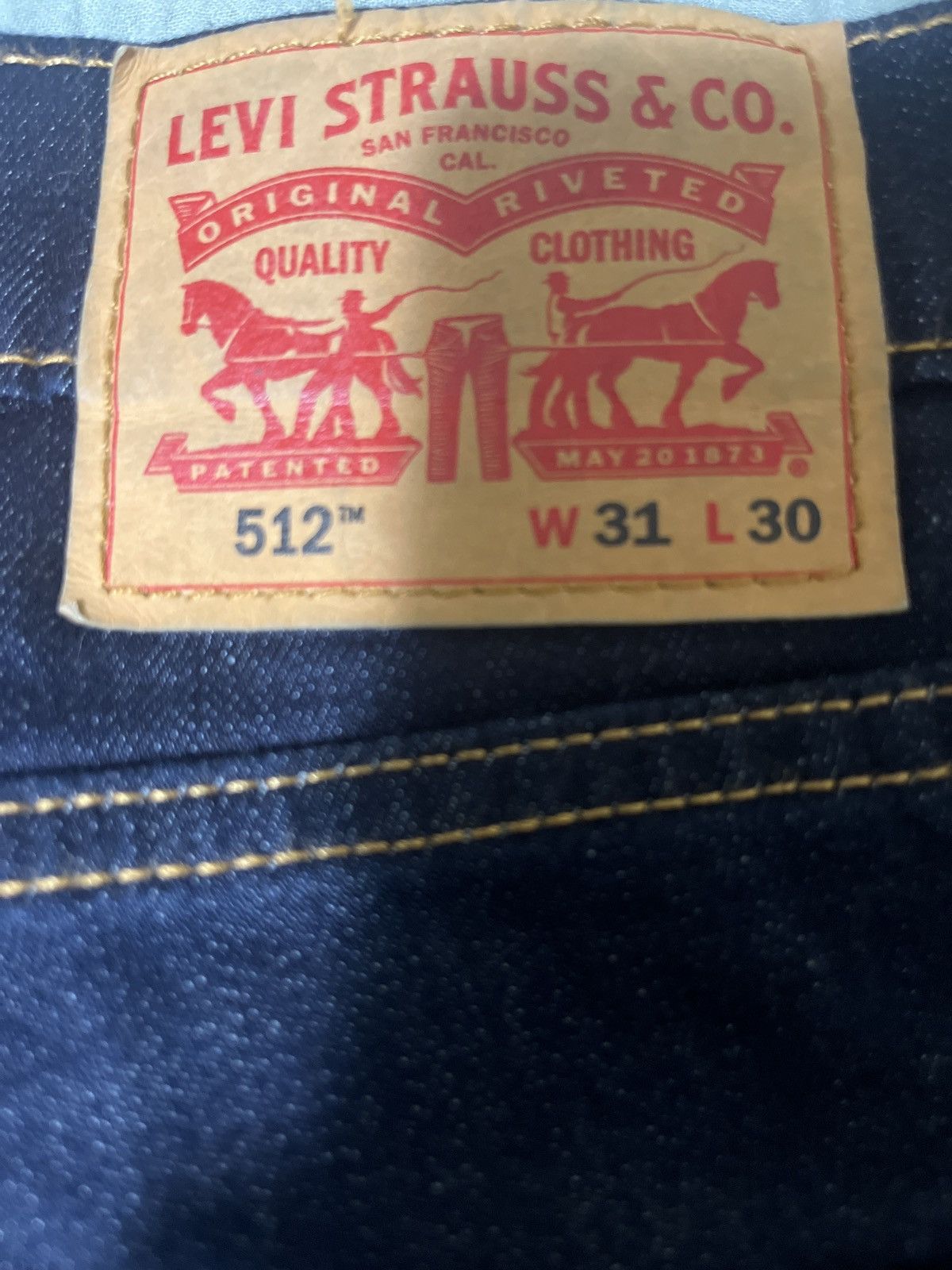 Levi's Levis 512 Denim Size US 31 - 2 Thumbnail