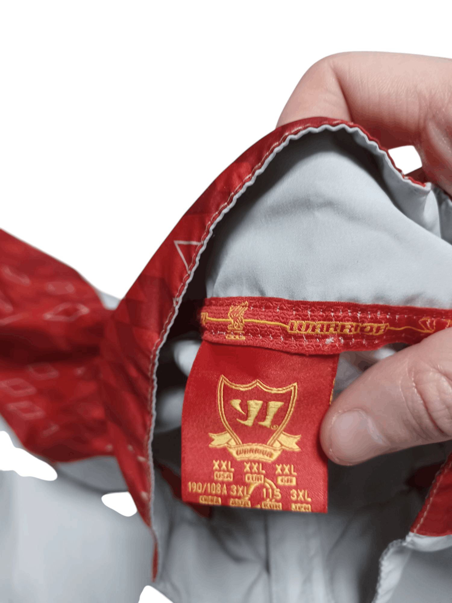 Warrior LIVERPOOL WARRIOR FIRE NYLON 1/3 JACKET RAINCOAT SWEATSHIRT Size US XXL / EU 58 / 5 - 4 Thumbnail