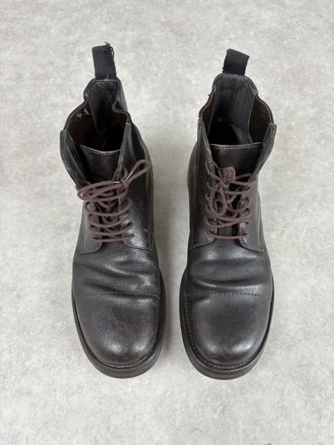 Miu Miu 2000s Miu Miu Dark Brown Premium Leather Boots Size US 8 / IT 38 - 2 Thumbnail