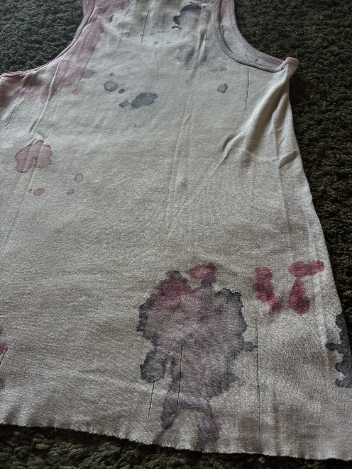 Balmain SS11 Balmain Runway Splatter Tank Top (Decarnin) Size US S / EU 44-46 / 1 - 12 Thumbnail