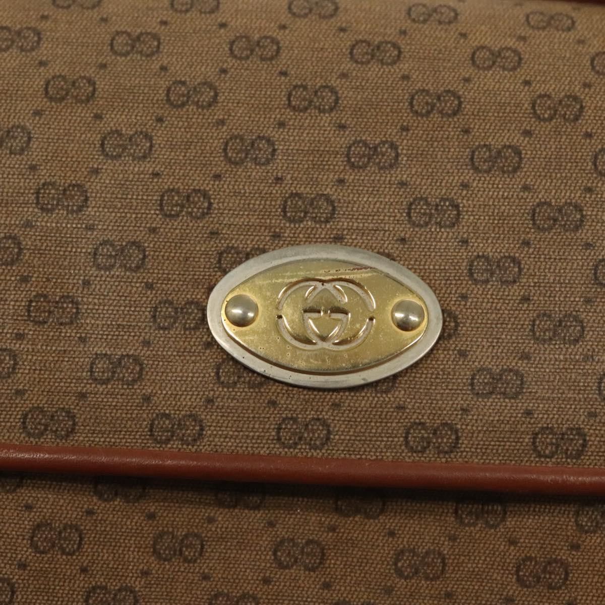Gucci GUCCI Micro GG Supreme Hand Bag Pvc Beige Gold 000 46 000 46 Size ONE SIZE - 14 Thumbnail