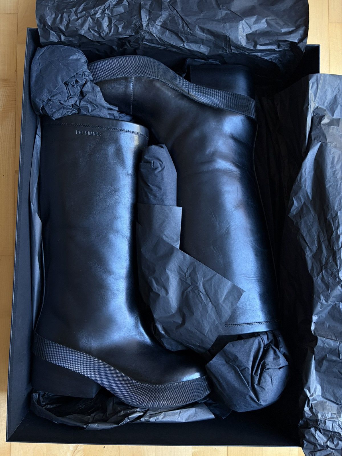 Raf Simons Black Heel Boots Size US 8.5 / EU 41-42 - 7 Thumbnail