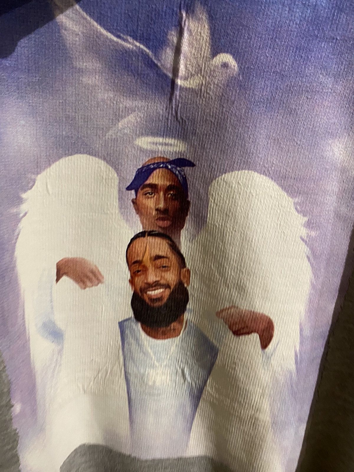 Vintage Nip x Tupac hoodie Size US XXL / EU 58 / 5 - 3 Thumbnail