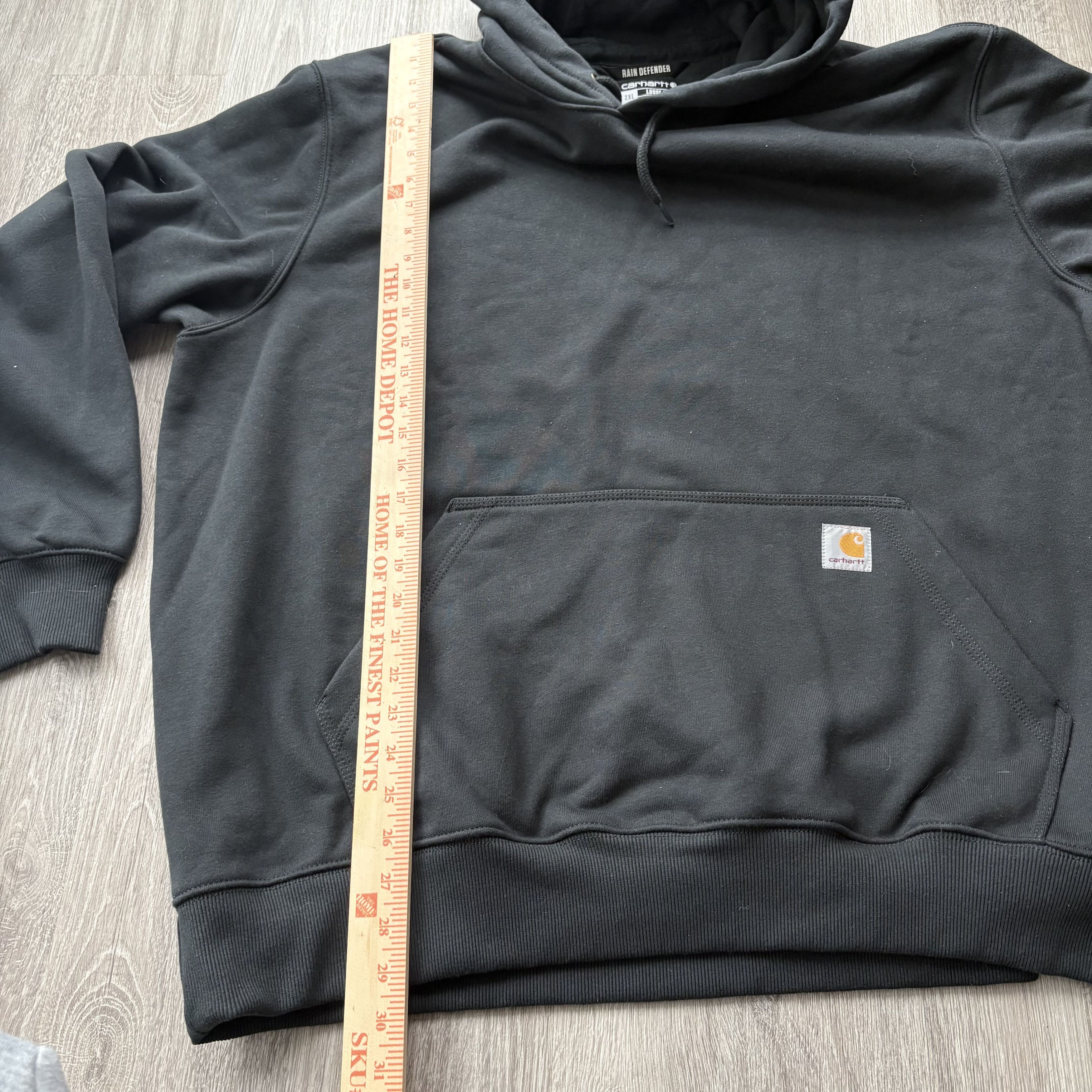Carhartt Carhartt Rain Defender Loose Fit Hoodie Black 2XL Size US XS / EU 42 / 0 - 5 Thumbnail