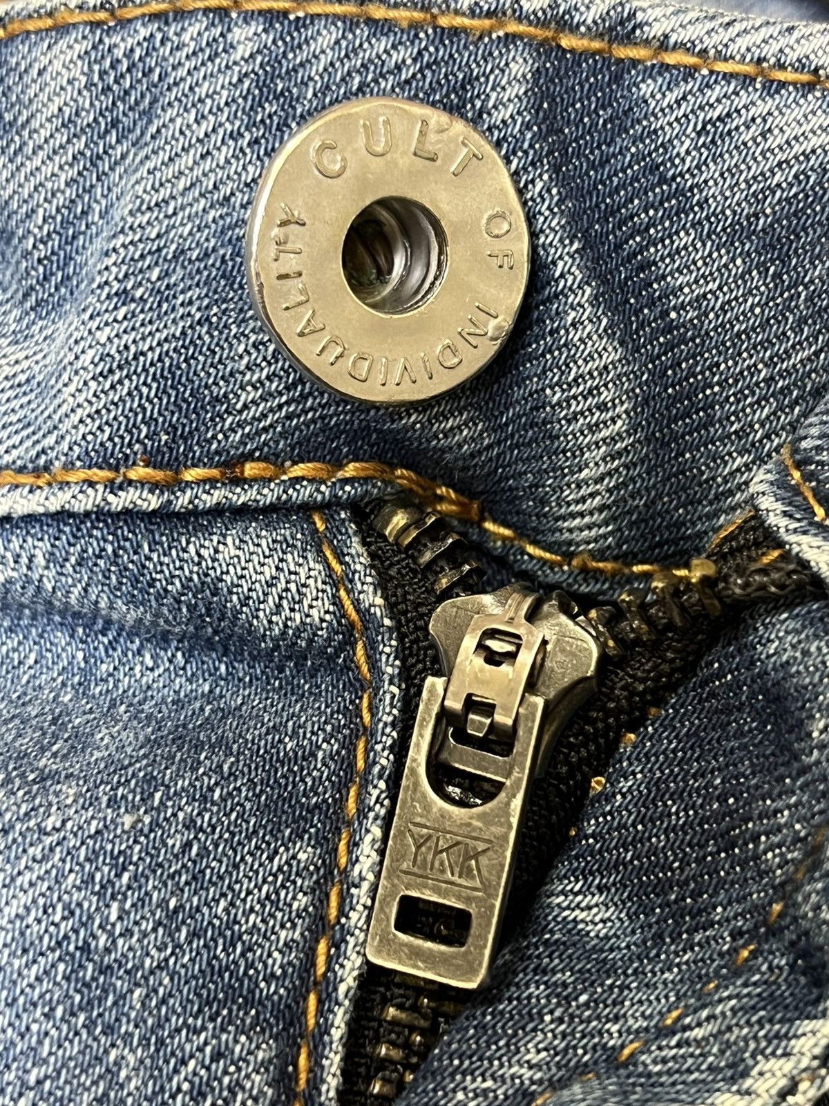 Cult Of Individuality JAPANESE CULT OF INDIVIDUALITY ROCKER CARGO BONDAGE JEANS Size US 39 - 17 Thumbnail