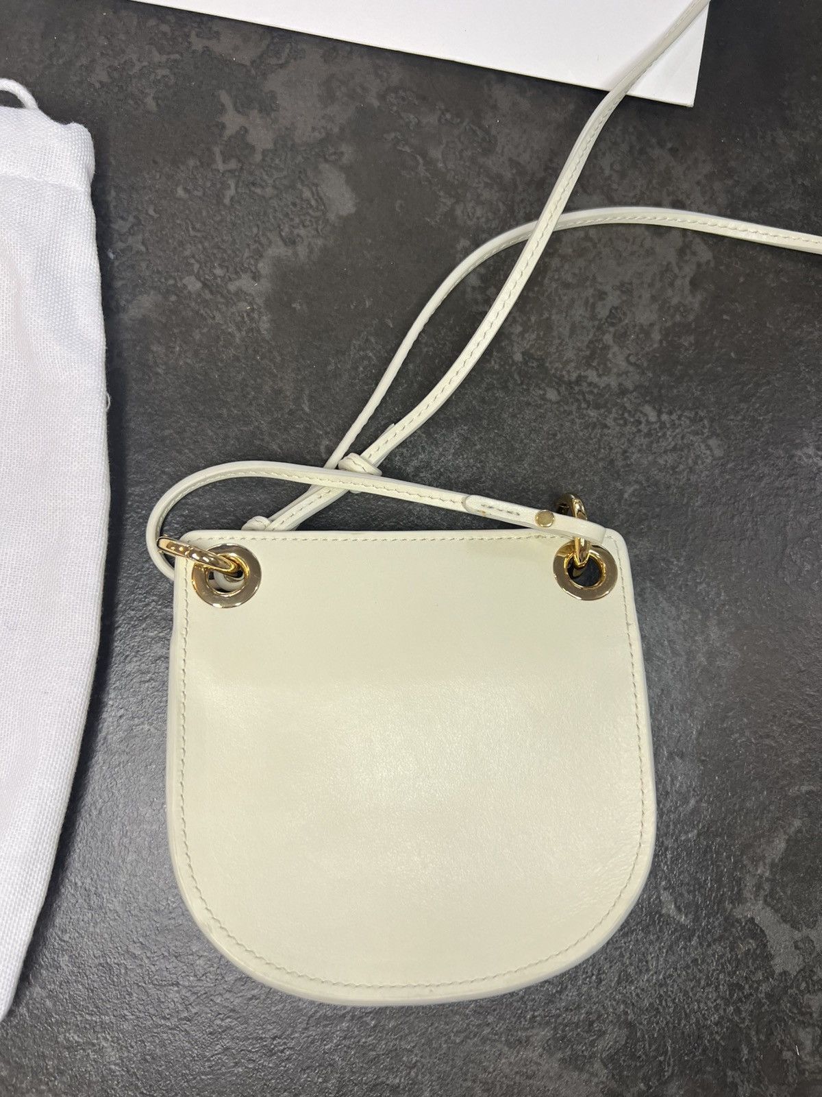 Chloe Chloé Mini Tess Bag White Leather – Brand New with Full Set Size ONE SIZE - 4 Thumbnail