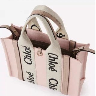 Chloe o1loc1c10425 Size: OS / Woody Small Tote Bag in Powder Pink Size ONE SIZE - 2 Thumbnail